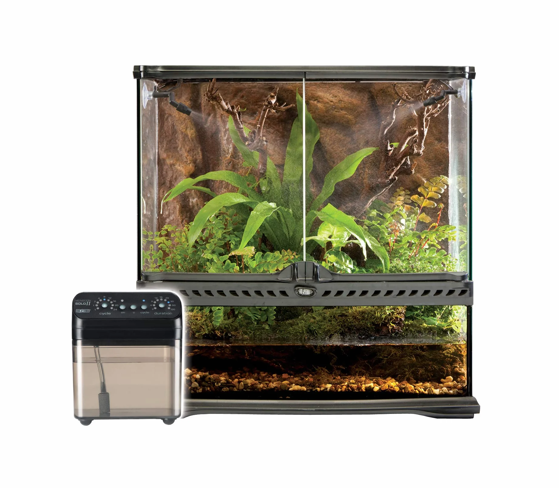 Exo Terra Monsoon Solo II Système d'arrosage Automatique 1,5 l