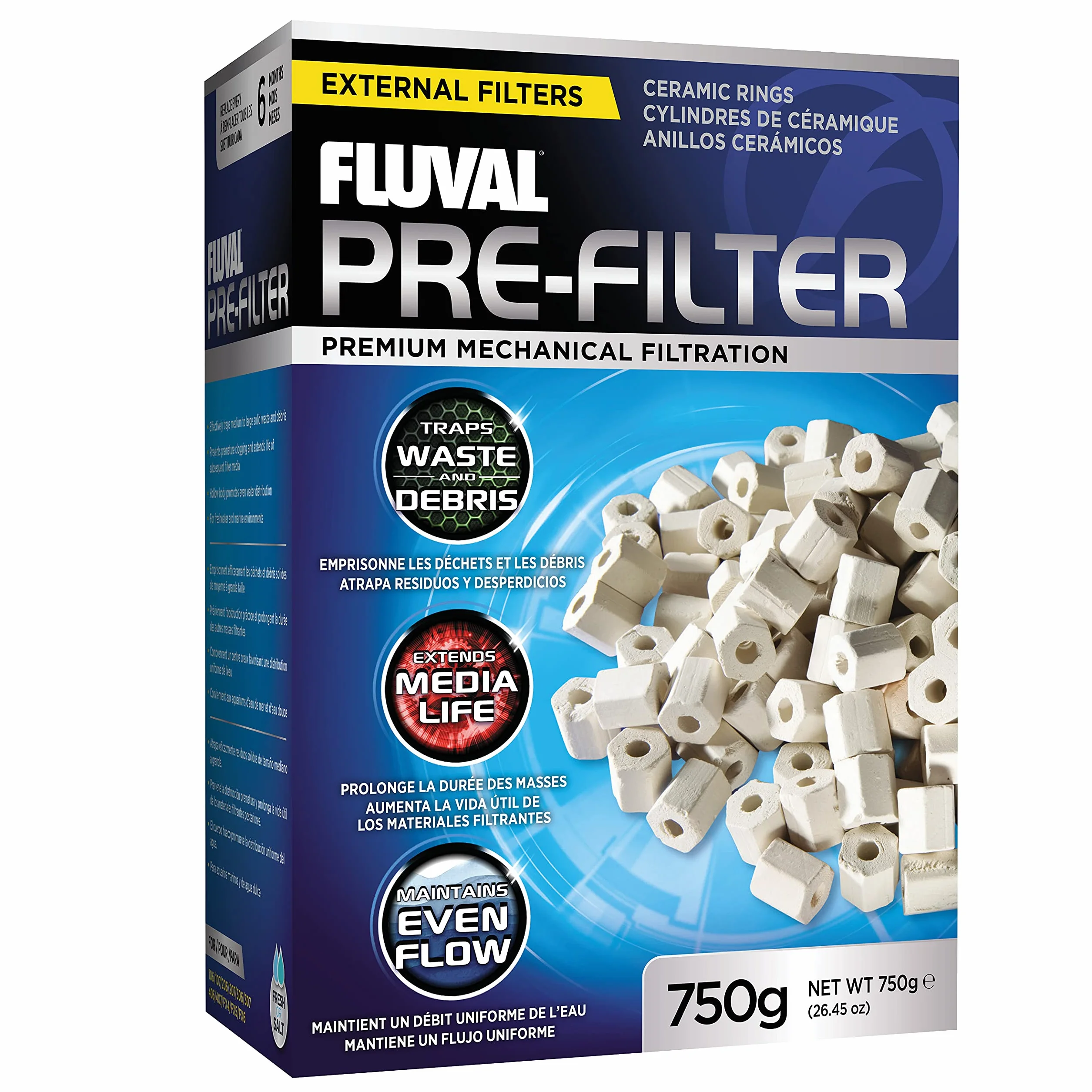 FLUVAL Préfiltre pour Aquariophilie 750 g
