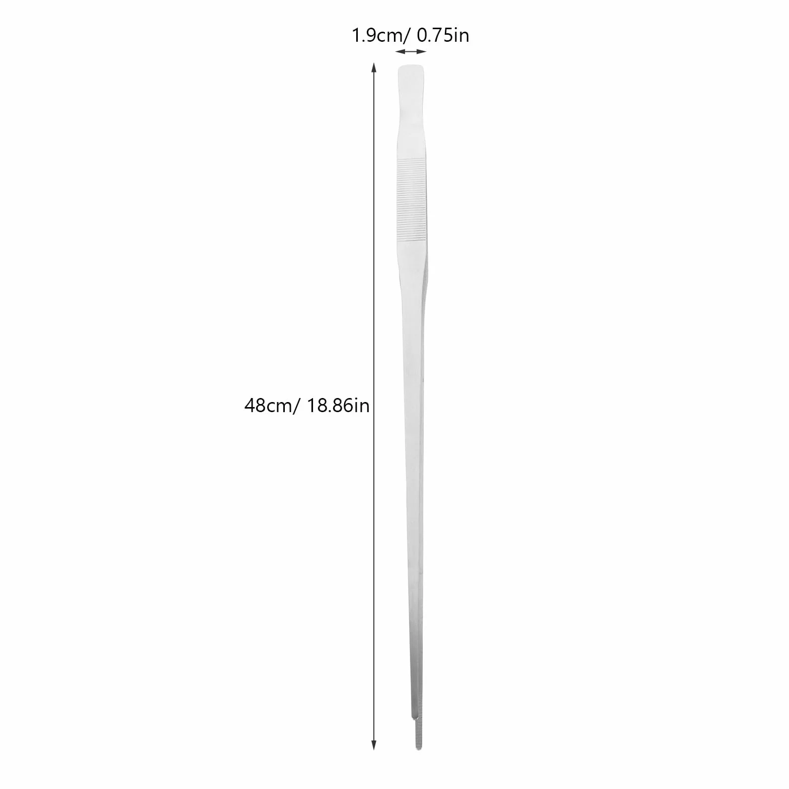 Pinces à Nourrir en Acier Inoxydable Extra Longues 48 cm pour Reptiles Terrarium