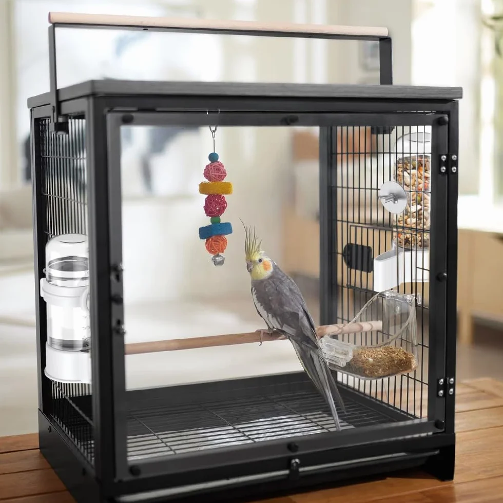 Distributeur Automatique d'eau pour Oiseaux 140ml Abreuvoir pour perruches Cockatiels Hamster