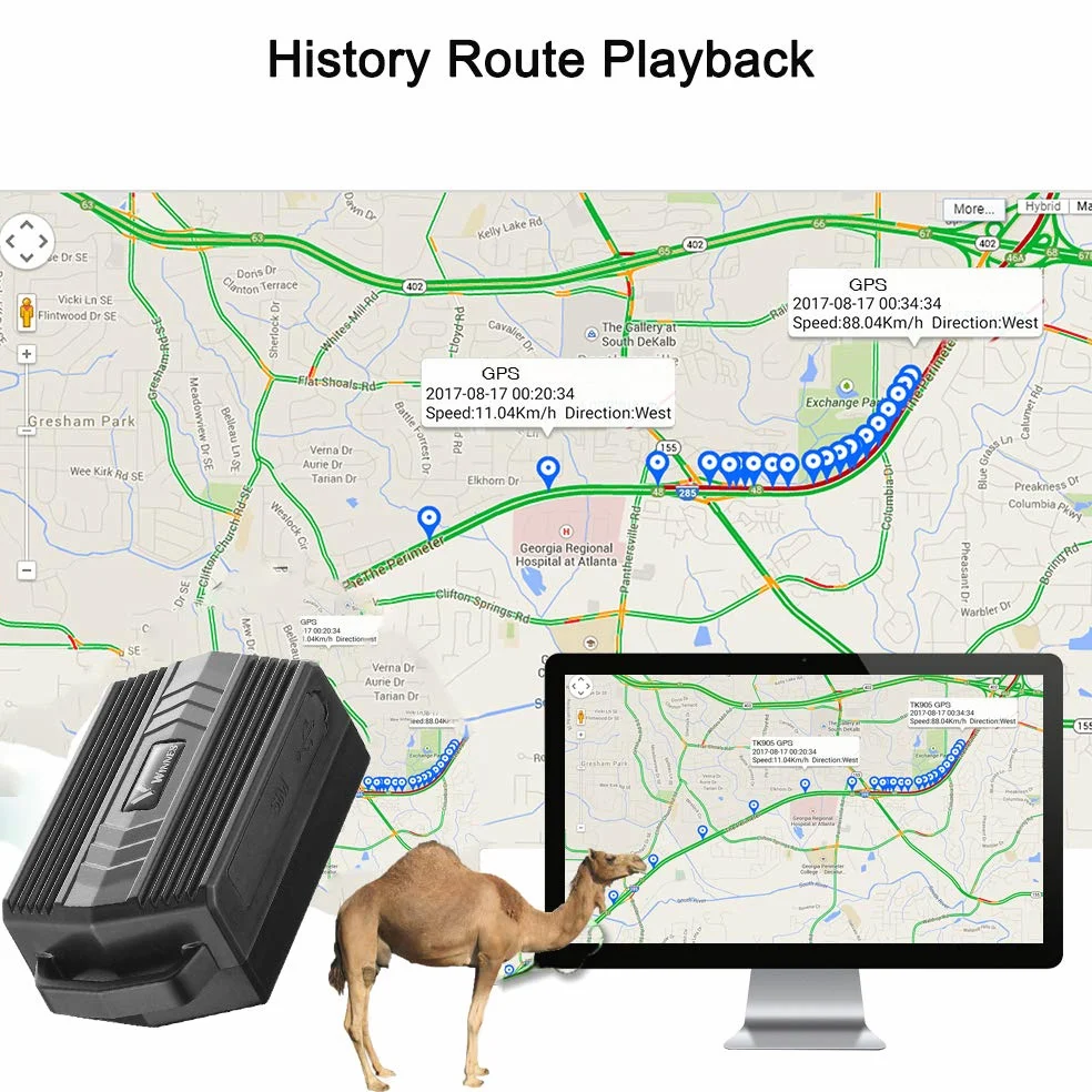 TKMARS Traceur GPS 4G pour Bétail, Localisateur GPS sans Abonnement | Suivi en Temps Réel, Clôture Virtuelle, Longue Autonomie, Étanche IP65, pour Vaches, Chevaux, Moutons et Grands Chiens