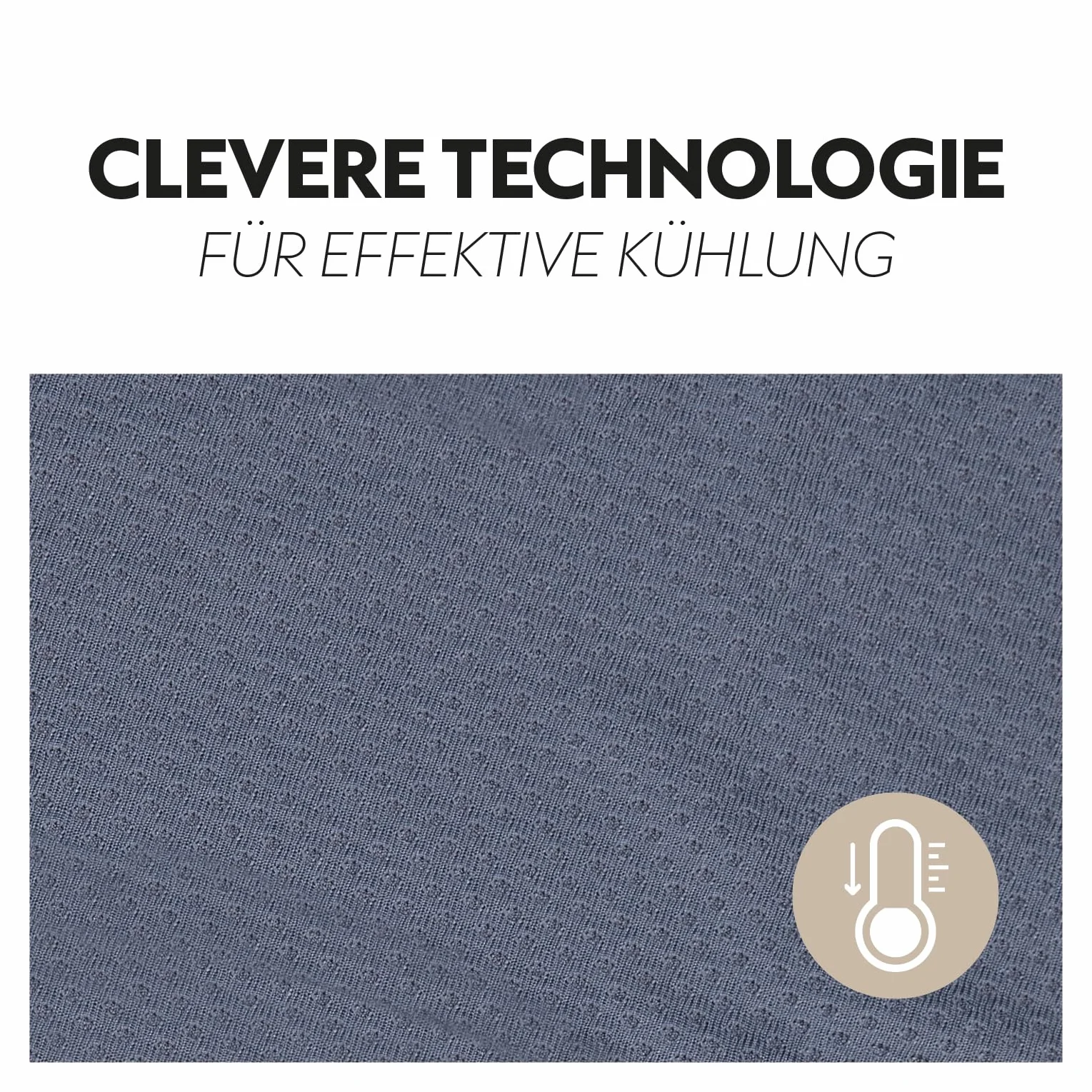 SUNRIDE Couverture rafraîchissante chevaux Cool Down ensemble 3 pièces 125 cm gris