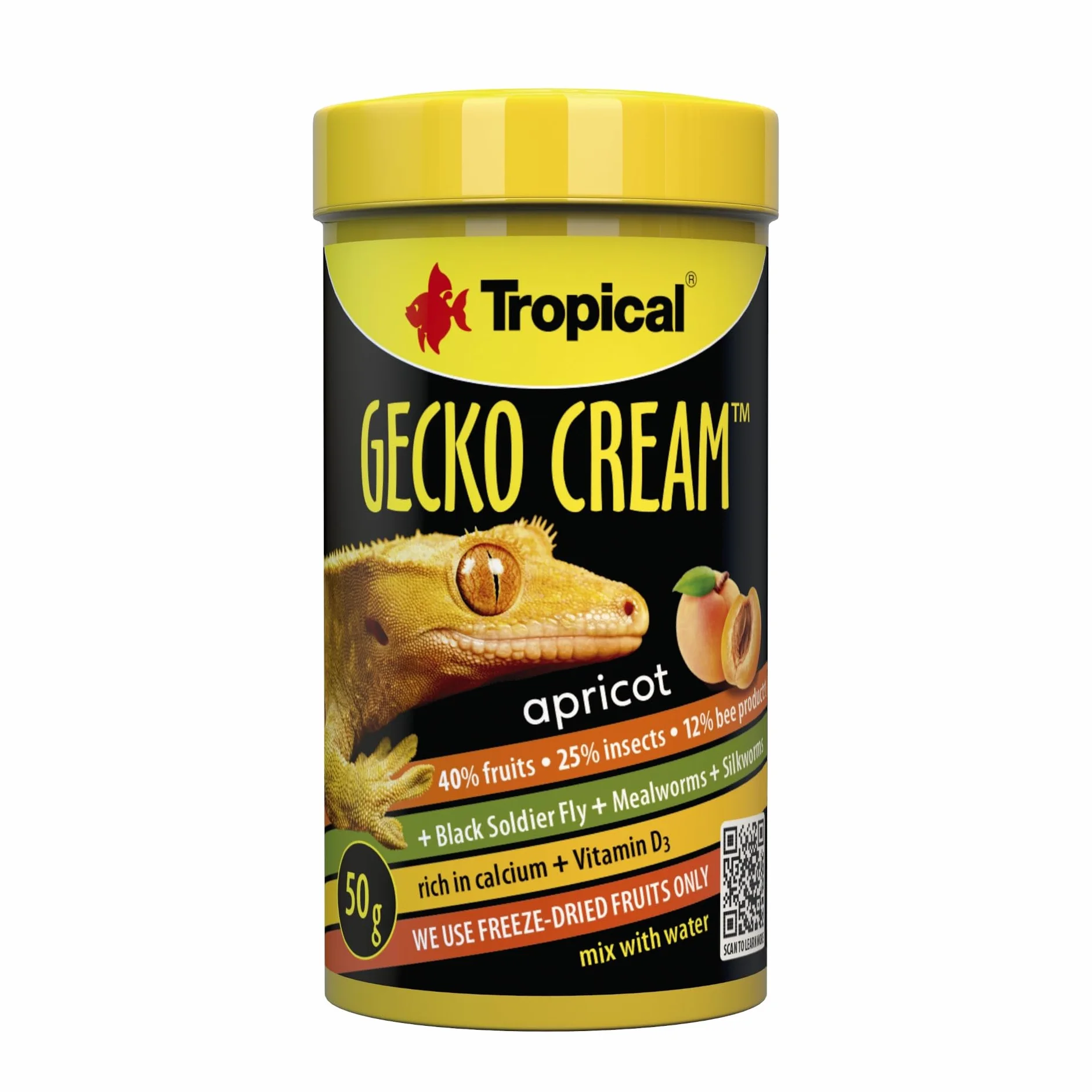 Gecko Cream Apricot 100ml