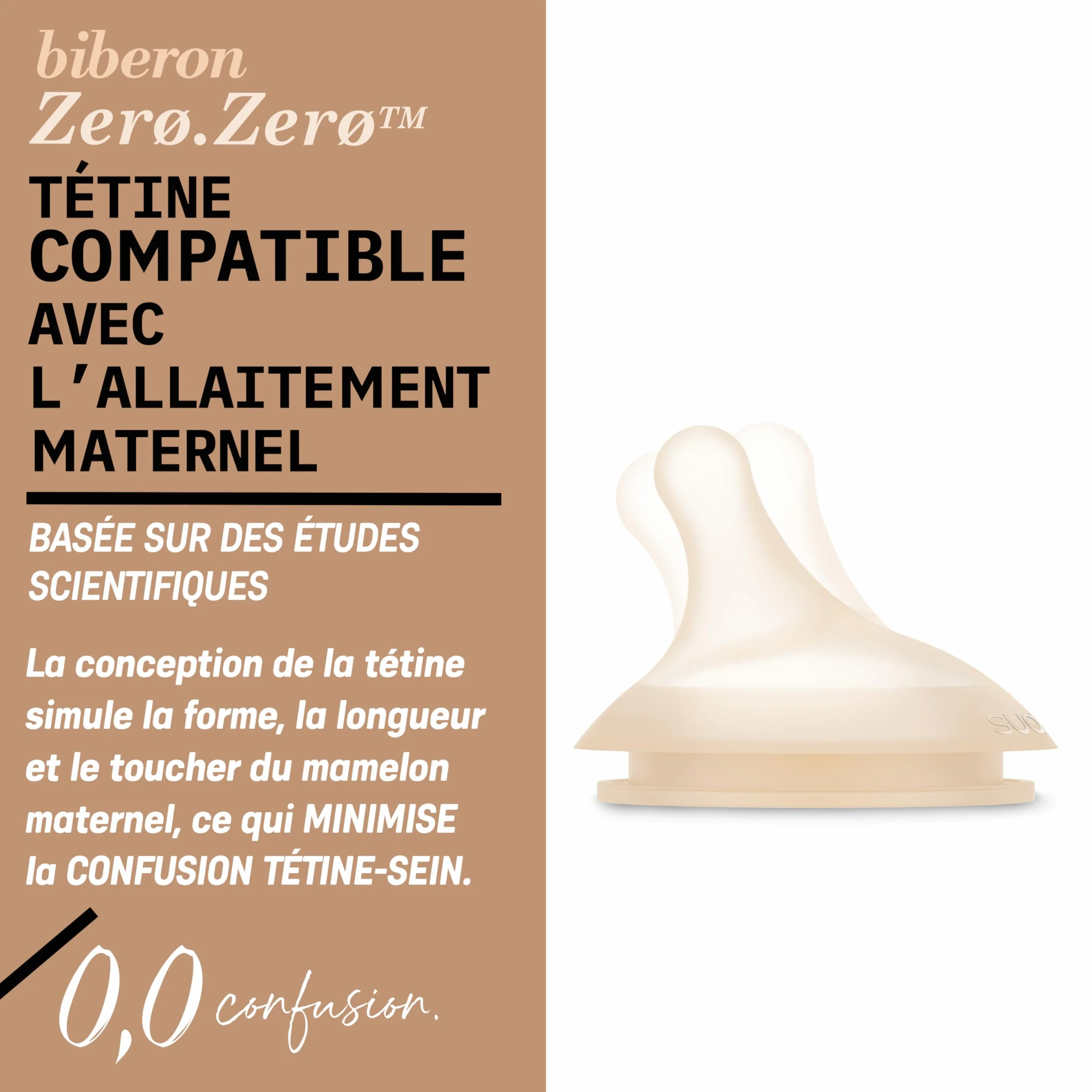 Suavinex Biberon Anti Colique Zero Zero 180 ml Tétine Spécial Allaitement Bébé Nouveau-né