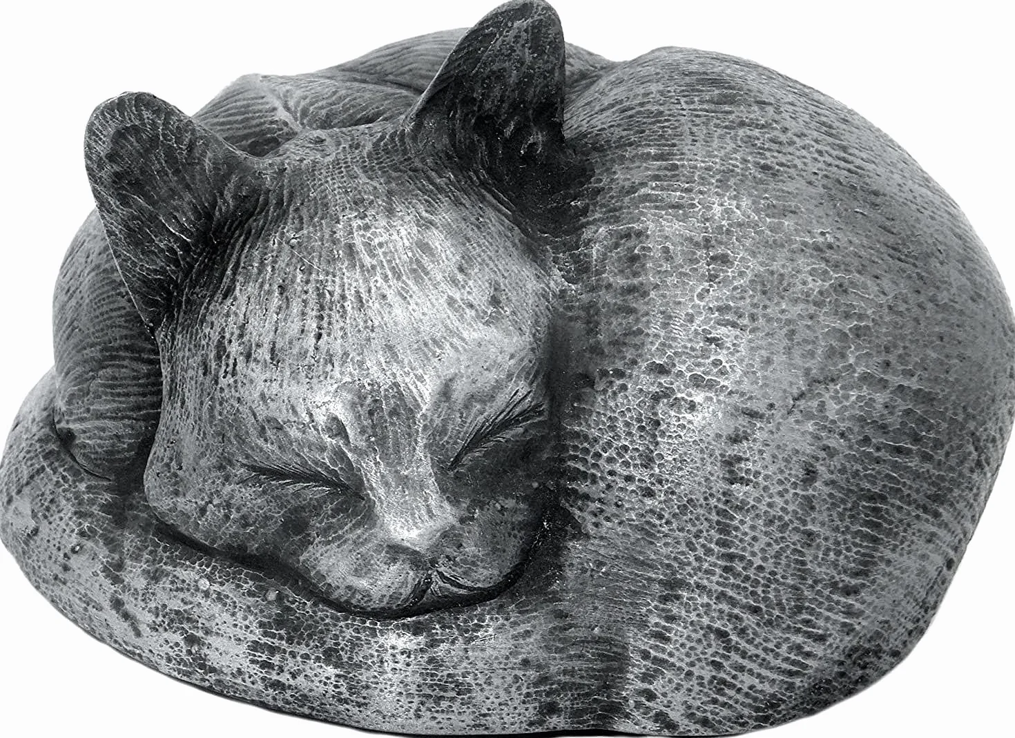 Urne funéraire en étain pour chat Rainbowbridge At Peace – Fabriqué à la main – Intérieur et extérieur
