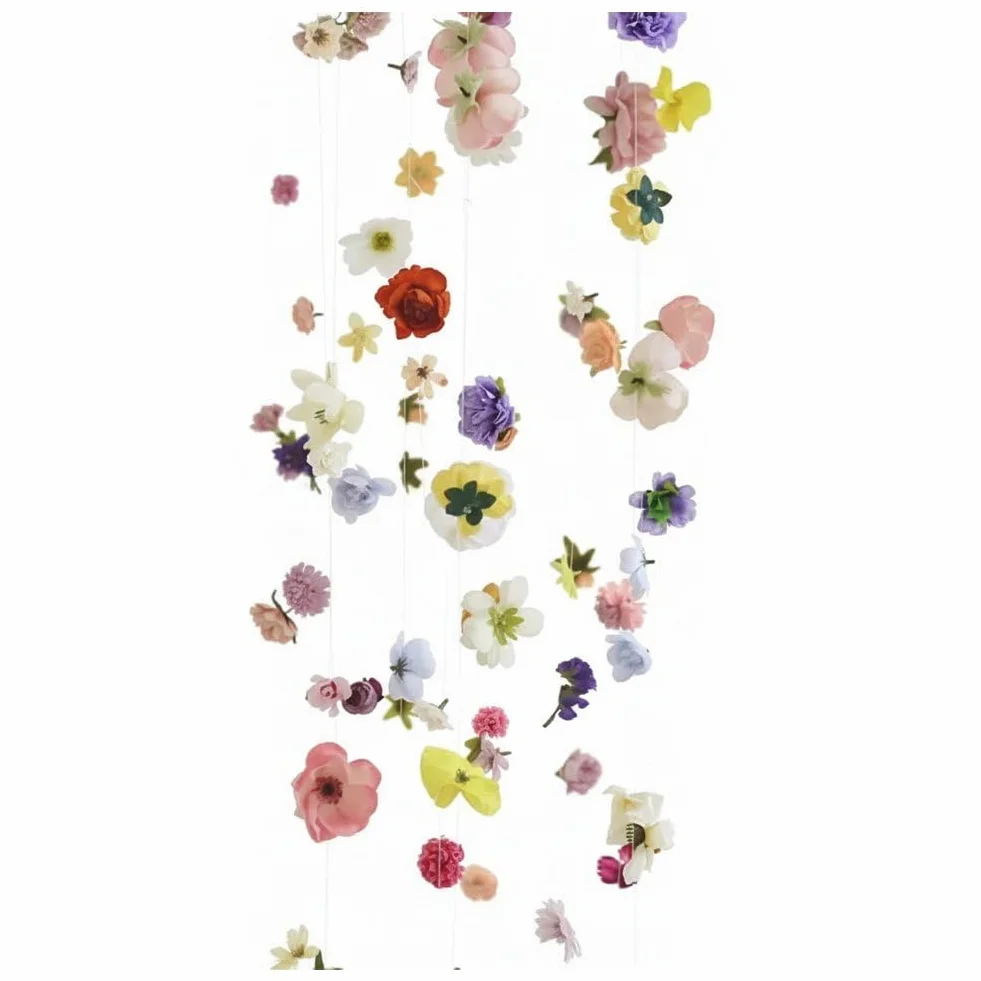 Kit Rideaux de Porte Floraux 20 Pièces Fleurs Artificielles Flottantes Mariage