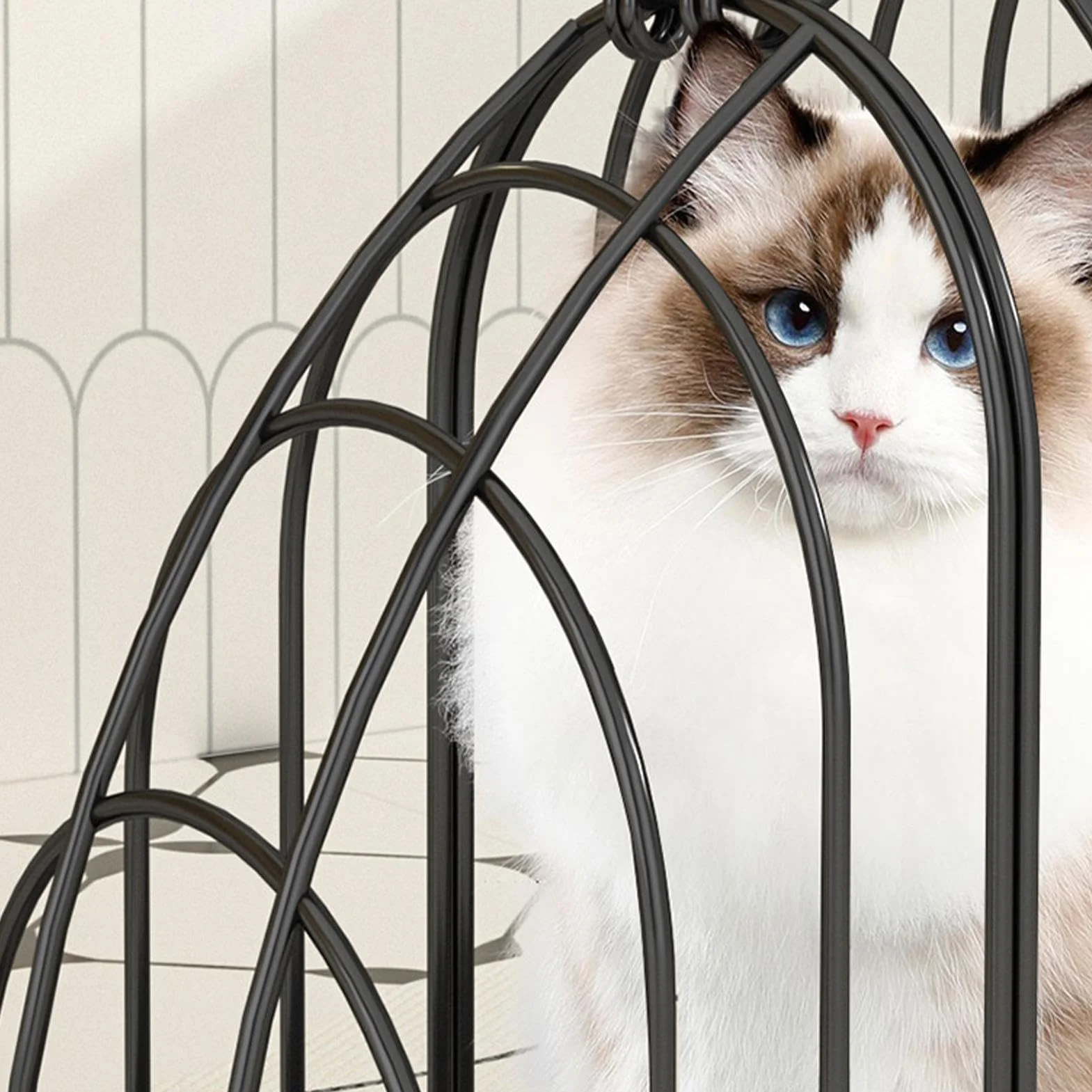 Sac de Lavage pour Chat Antigriffes Antidérapant Toilettage Cage de Douche Transporteur