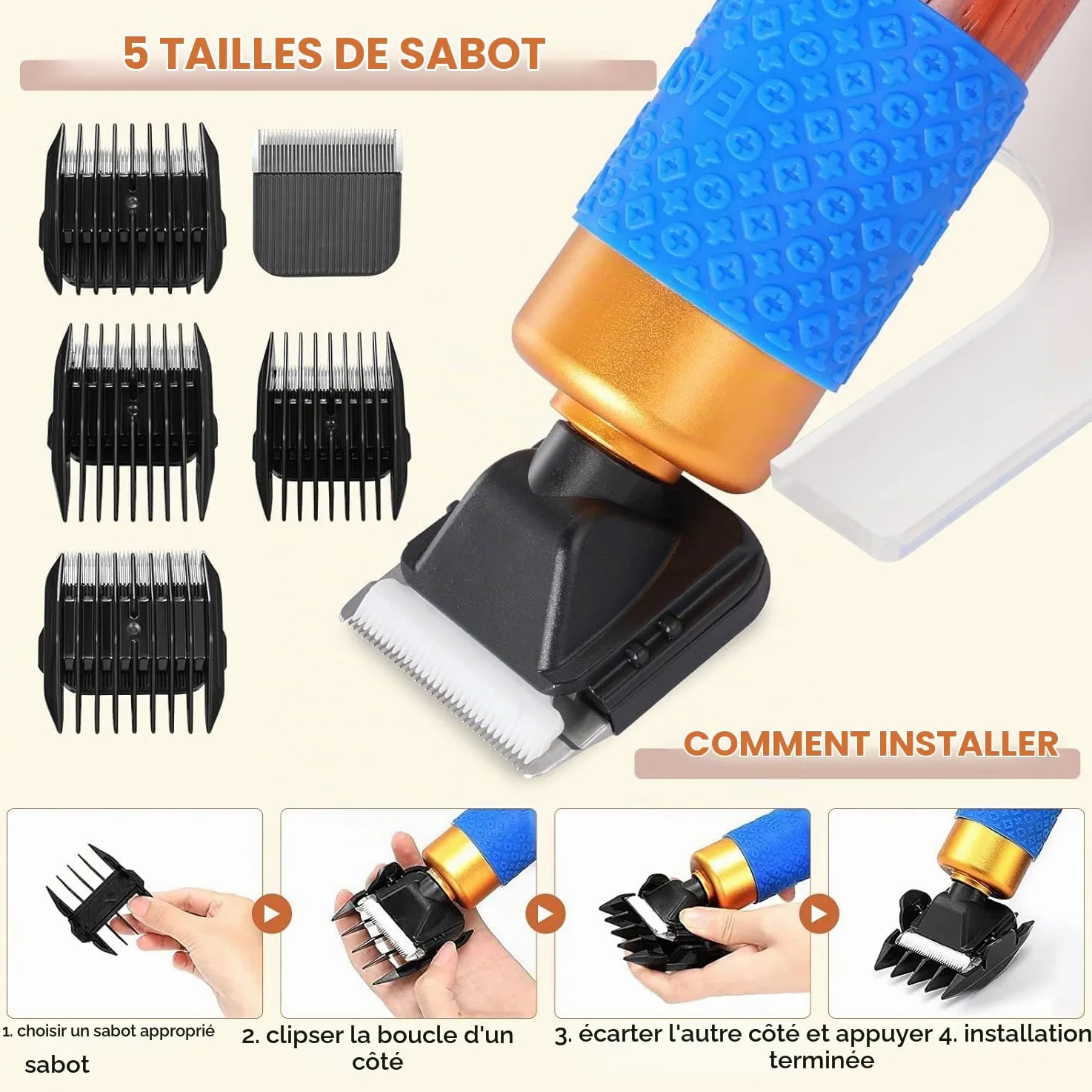 Tondeuse à Tapis Électrique 200W Vitesse Réglable pour Moquette, Tufting et Soins des Animaux