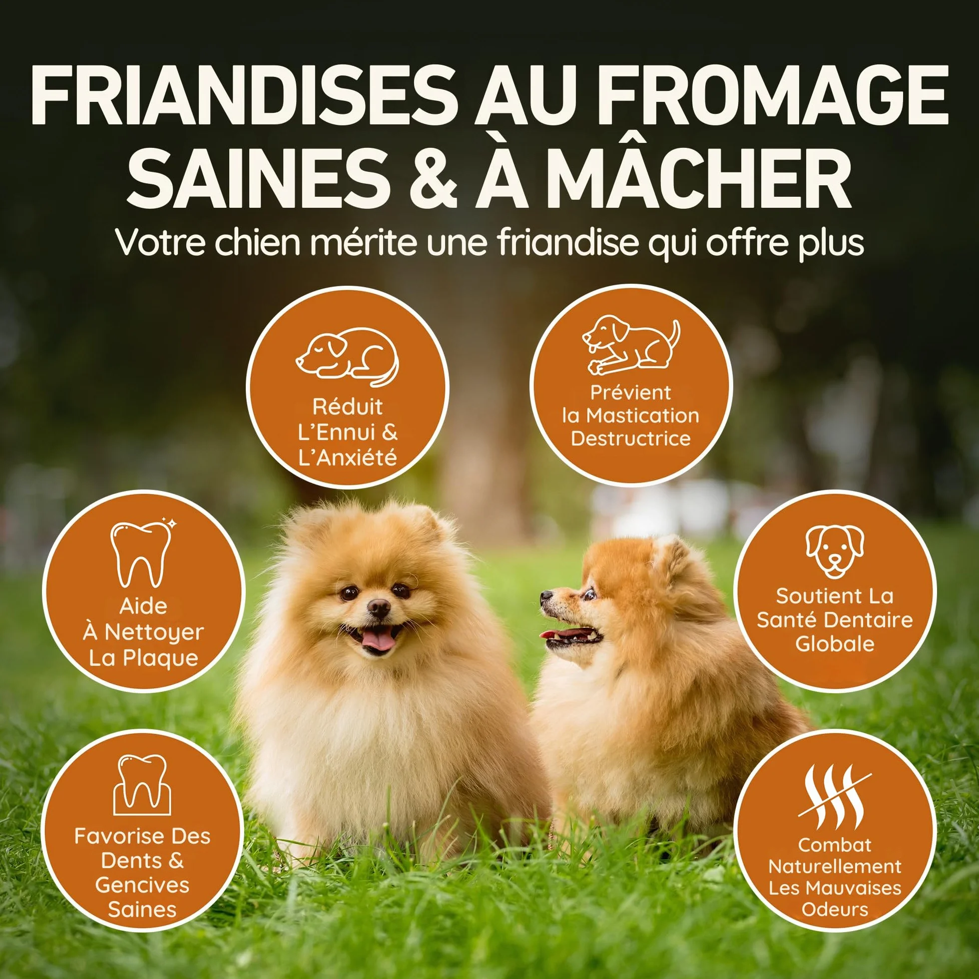 Wildfang Fromage de Yak Jouet pour Chien à Mâcher S 40g Lot de 3 Bâtonnet Dentaire Churpi