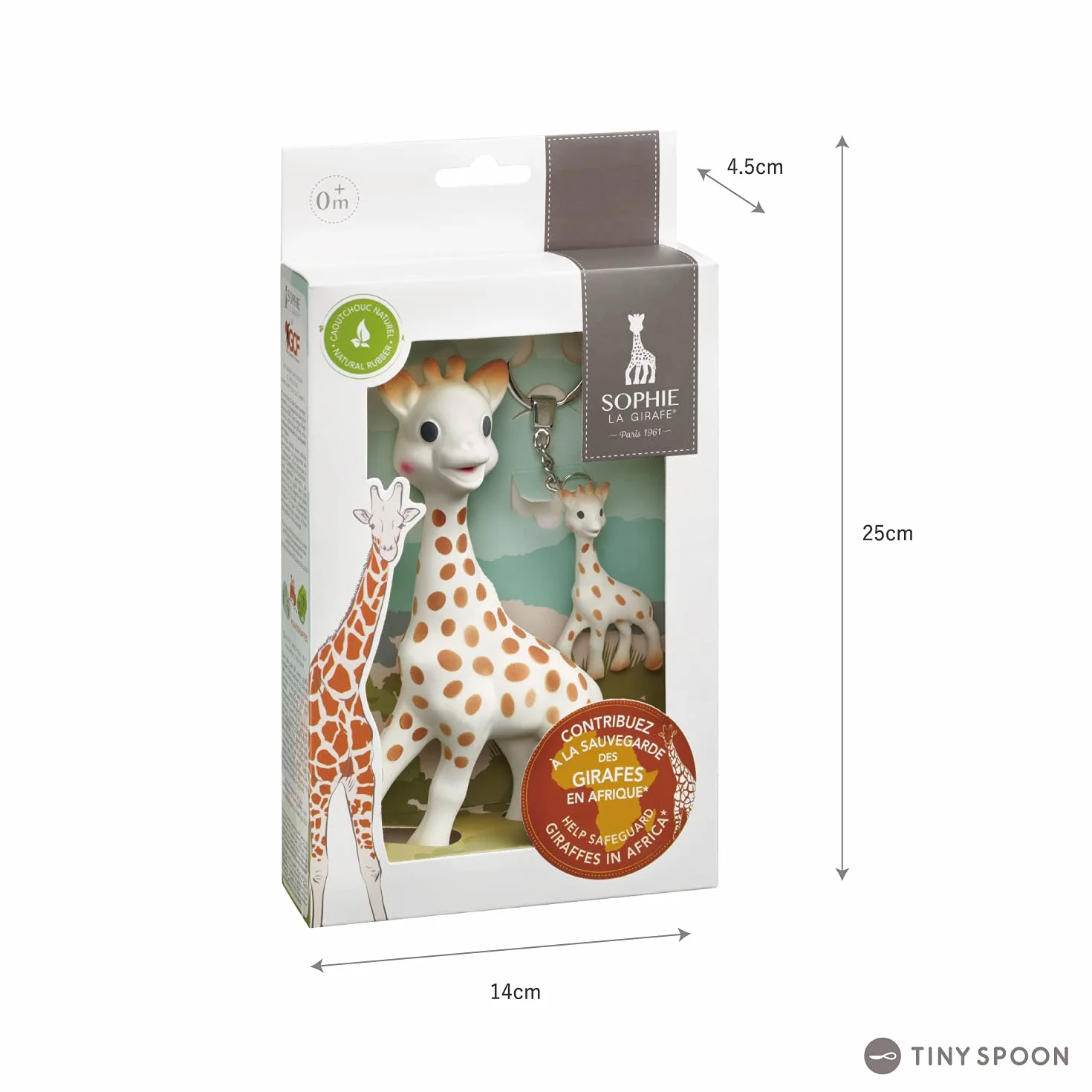 Sophie la Girafe Coffret GCF Giraffe Conservation Dès la Naissance