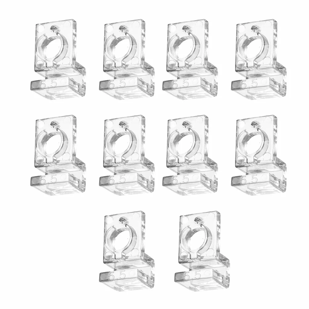 Clips de fixation pour couvercles d'aquarium, lot de 10, épaisseurs multiples