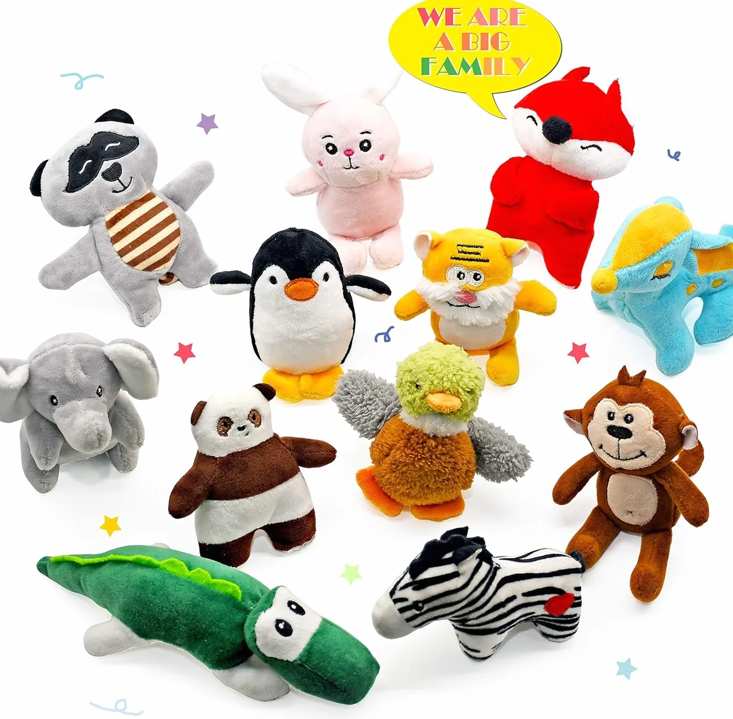 SHARLOVY jouet pour chien mousse en peluche 12P