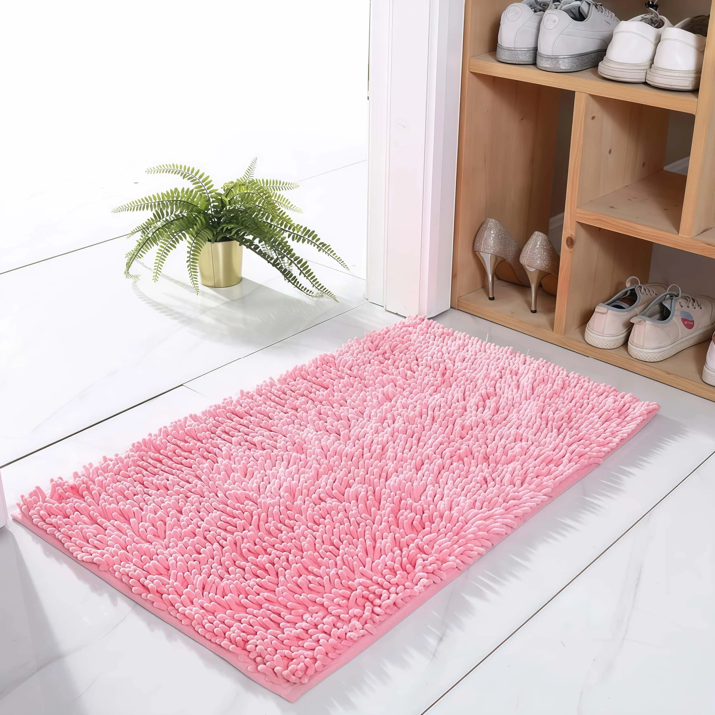 Ovanor Tapis Ultra-Absorbant Pattes d'Animaux 50x80CM Brun