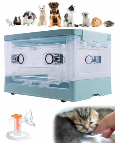 Chambre à oxygène portable pour chiots et chatons, soutient la santé respiratoire