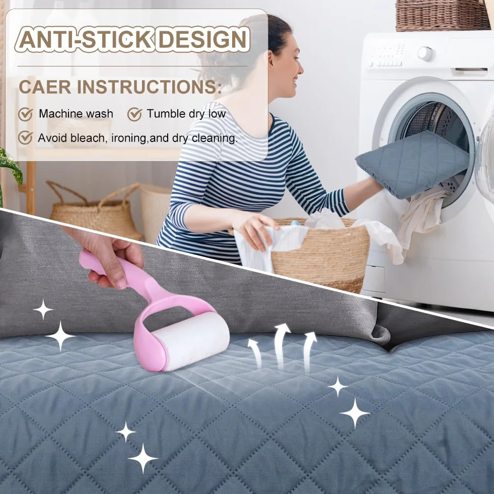 Housse de canapé imperméable réversible lavable Aomig 50x80 cm pour animal de compagnie