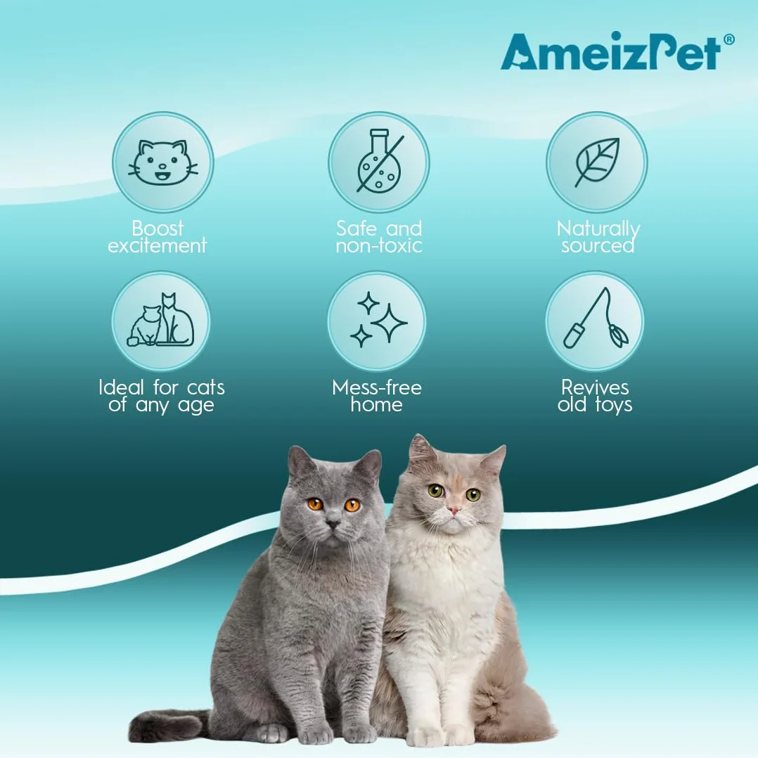 AmeizPet Spray d'herbe à Chat pour Chats 50 ML