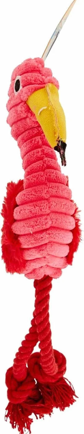 VITAKRAFT Safari Flamant Rose Jouet Pour Chien Peluche Avec Couineur Velours Côtelé 1 Pièce