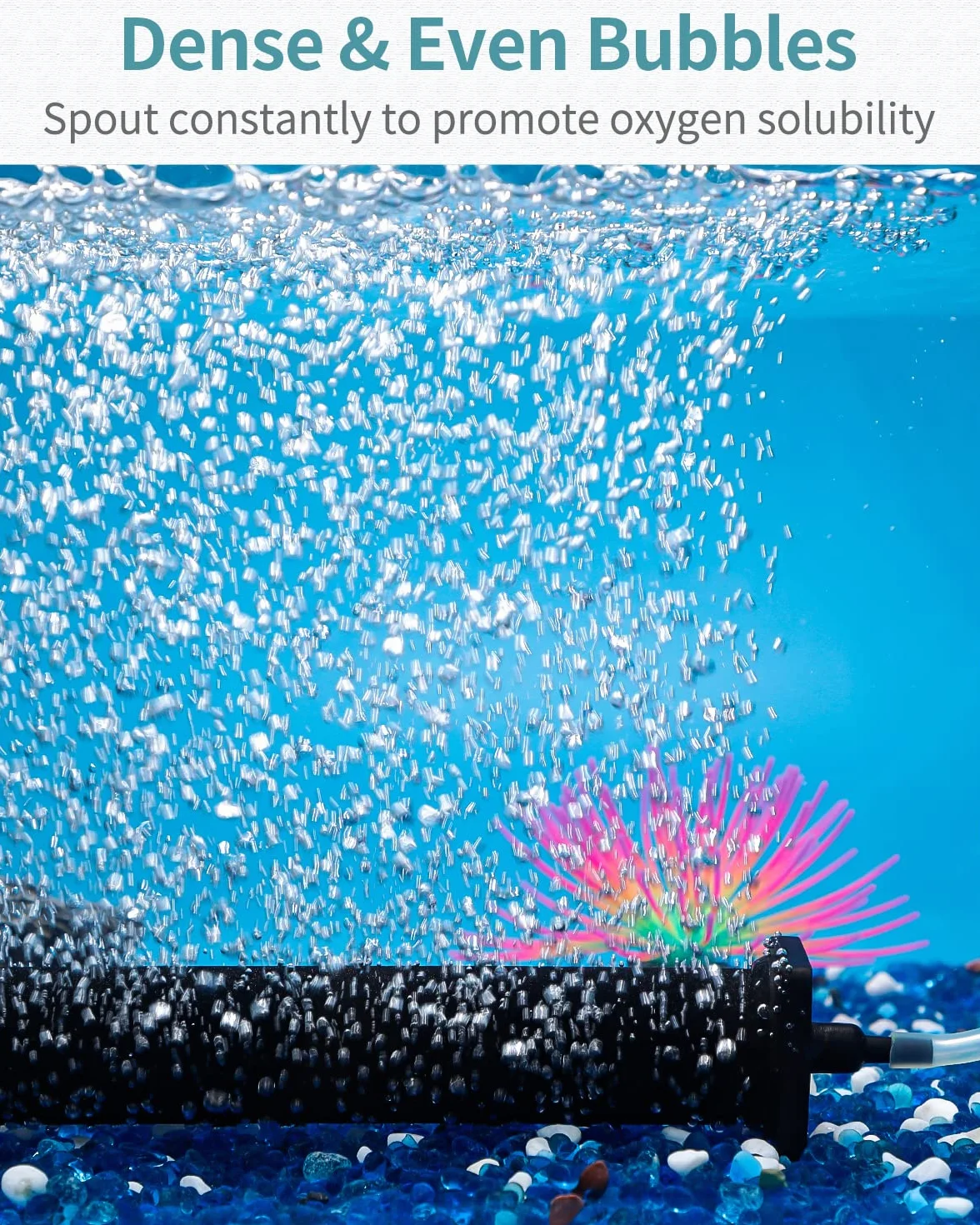 Pawfly 40 cm Cylindre de Pierre à Air pour Diffuseur de Bulles Grand Aquarium Étang Extérieur Jardin Systèmes de Circulation DWC Réservoirs, Pack de 2