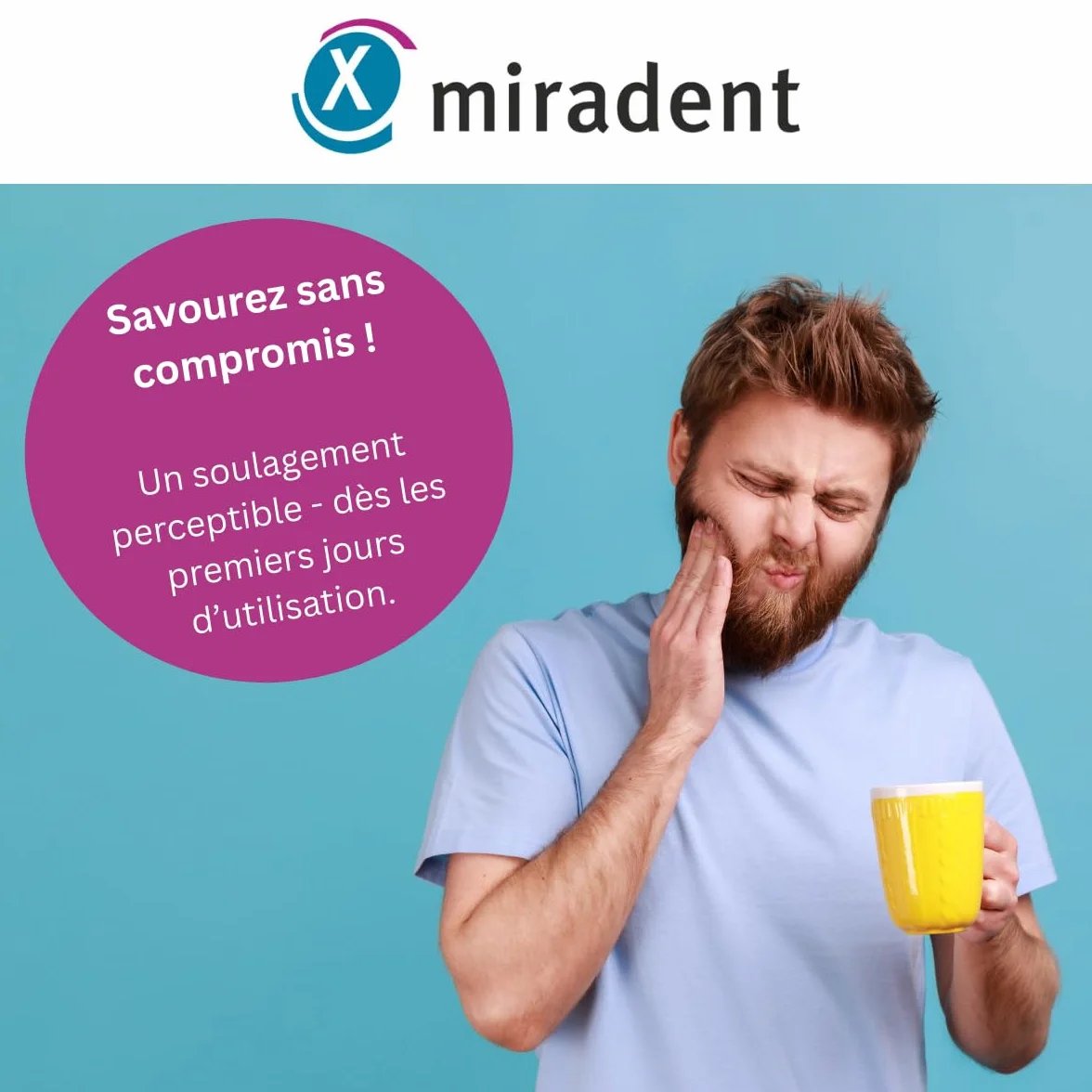 miradent Mirasensitive Pen hap+® Gel désensibilisant pour dents sensibles, hydroxylapatite et ions potassium