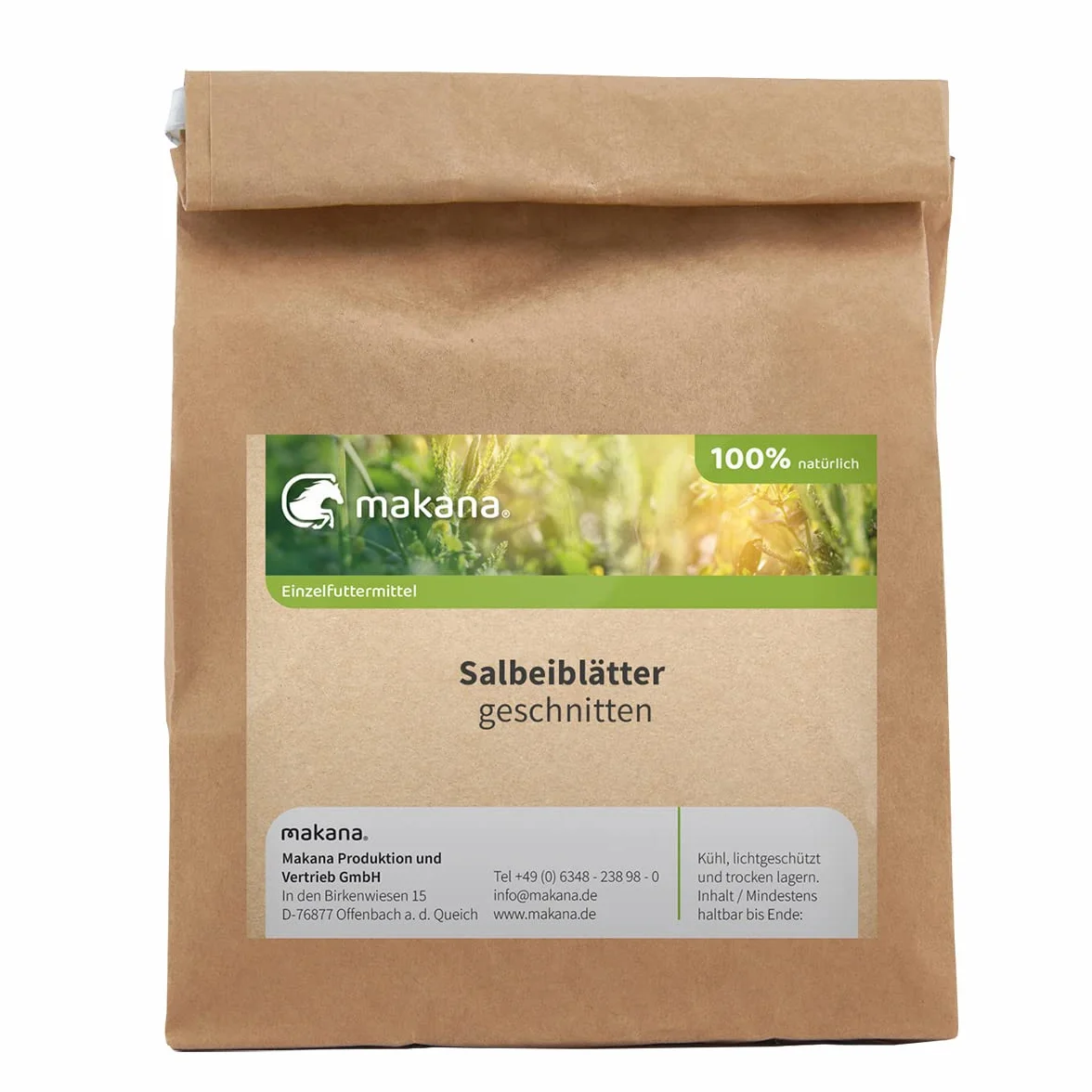 Makana Sauge Feuilles Coupe 500 g Sachet
