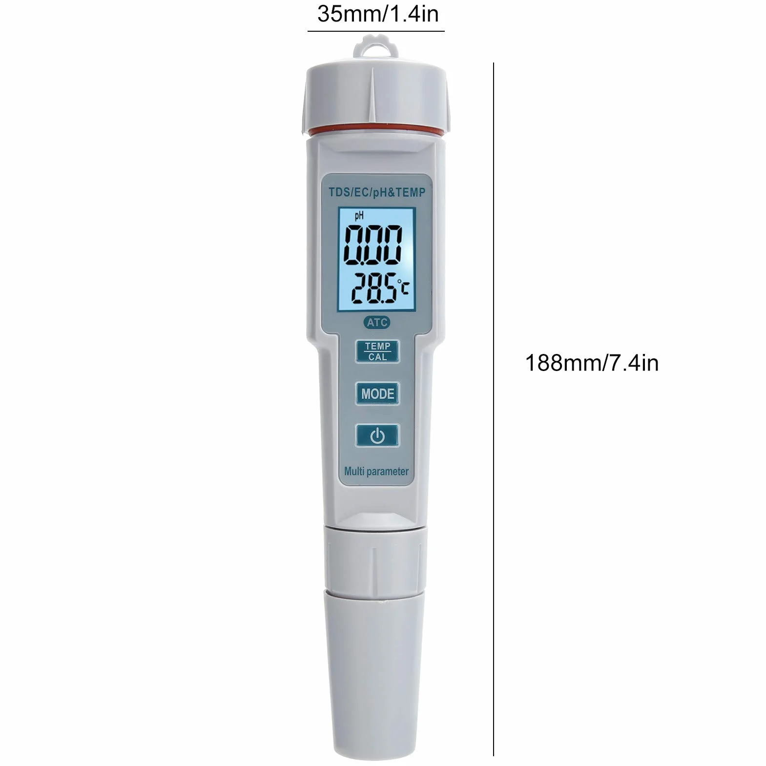 Compteur de salinité numérique haute performance pour aquarium eau salée piscine étang eau de mer