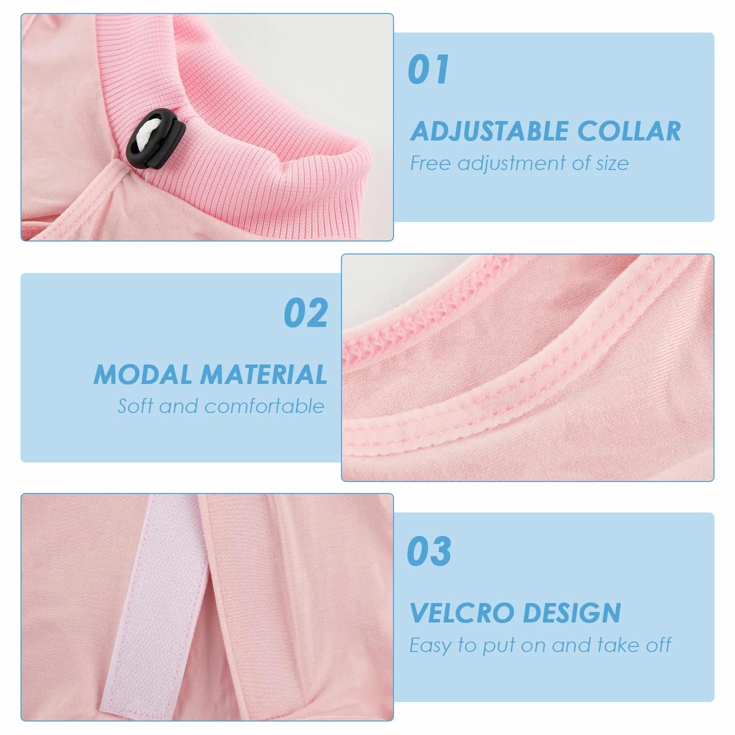 Lot De 2 Vêtements De Stérilisation pour Chat, Combinaison Postopératoire pour Plaies Abdominales
