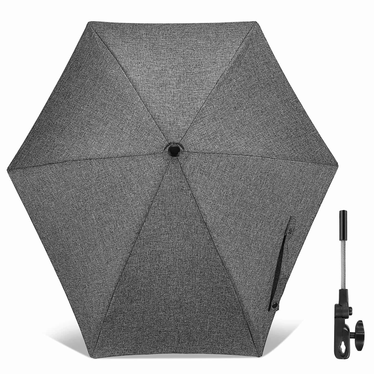 Ombrelle Poussette Universelle 78 cm Parapluie Protection Solaire UV 50+ Bébé Confort Extérieur