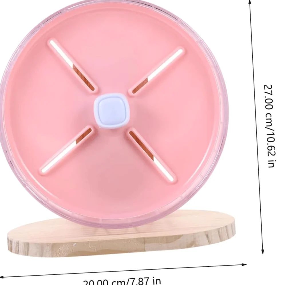 Roue de Course silencieuse pour Hamster, Ours doré, Tapis Roulant, Balle de Course avec Support, Fournitures de Petits Jouets pour Animaux de Compagnie