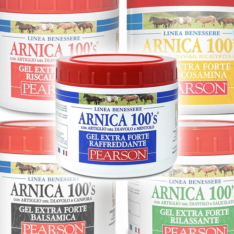 ARNICA 100'S Arnica Gel Rafraîchissant Extra Fort Pearson 500ml Crème à l'Arnica Gel Fort Griffe du Diable et Menthol Pommade Défatigante Relaxante