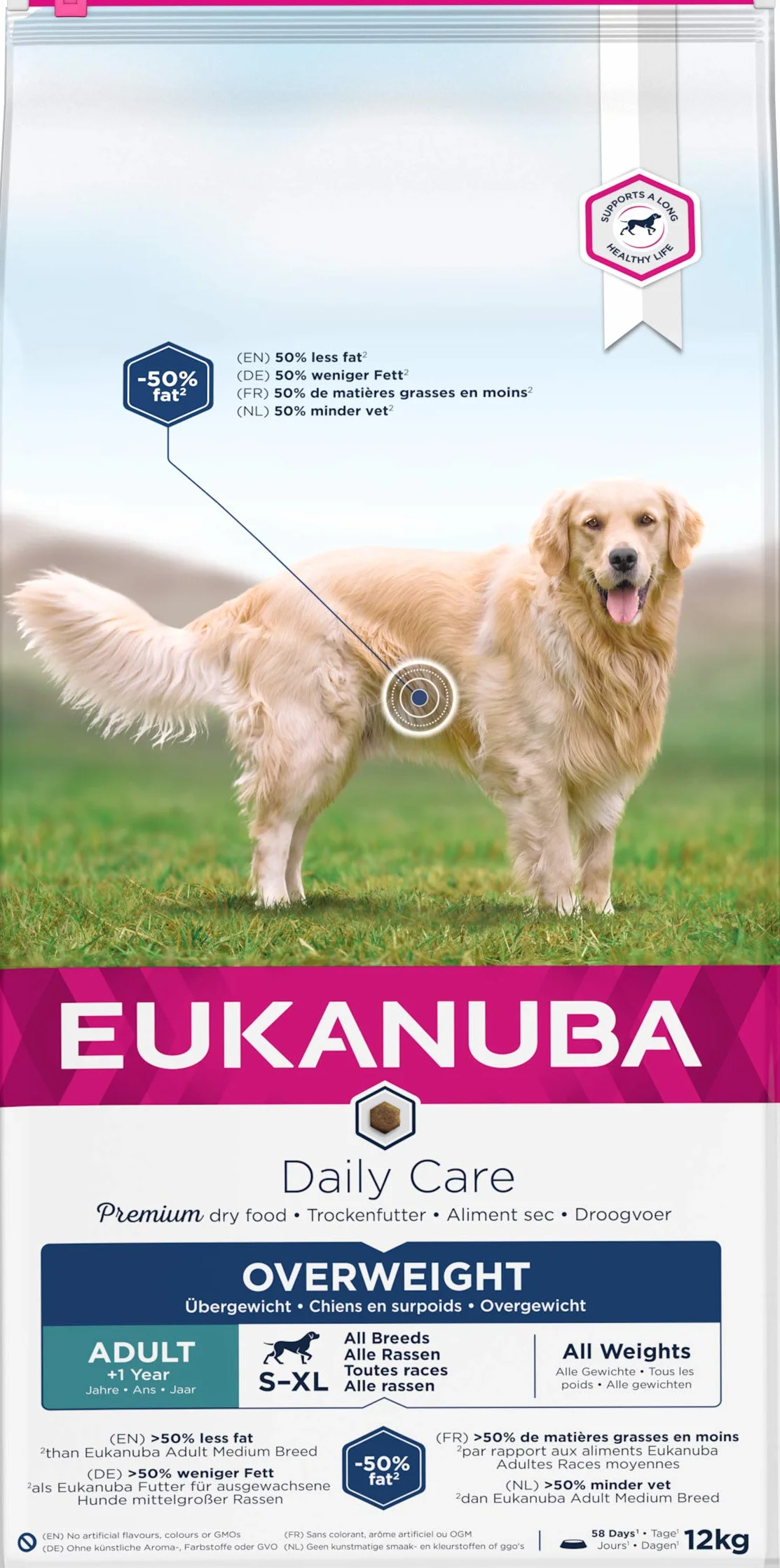 Eukanuba Adulte Daily Care Surpoids Stérilisés Poulet 12kg