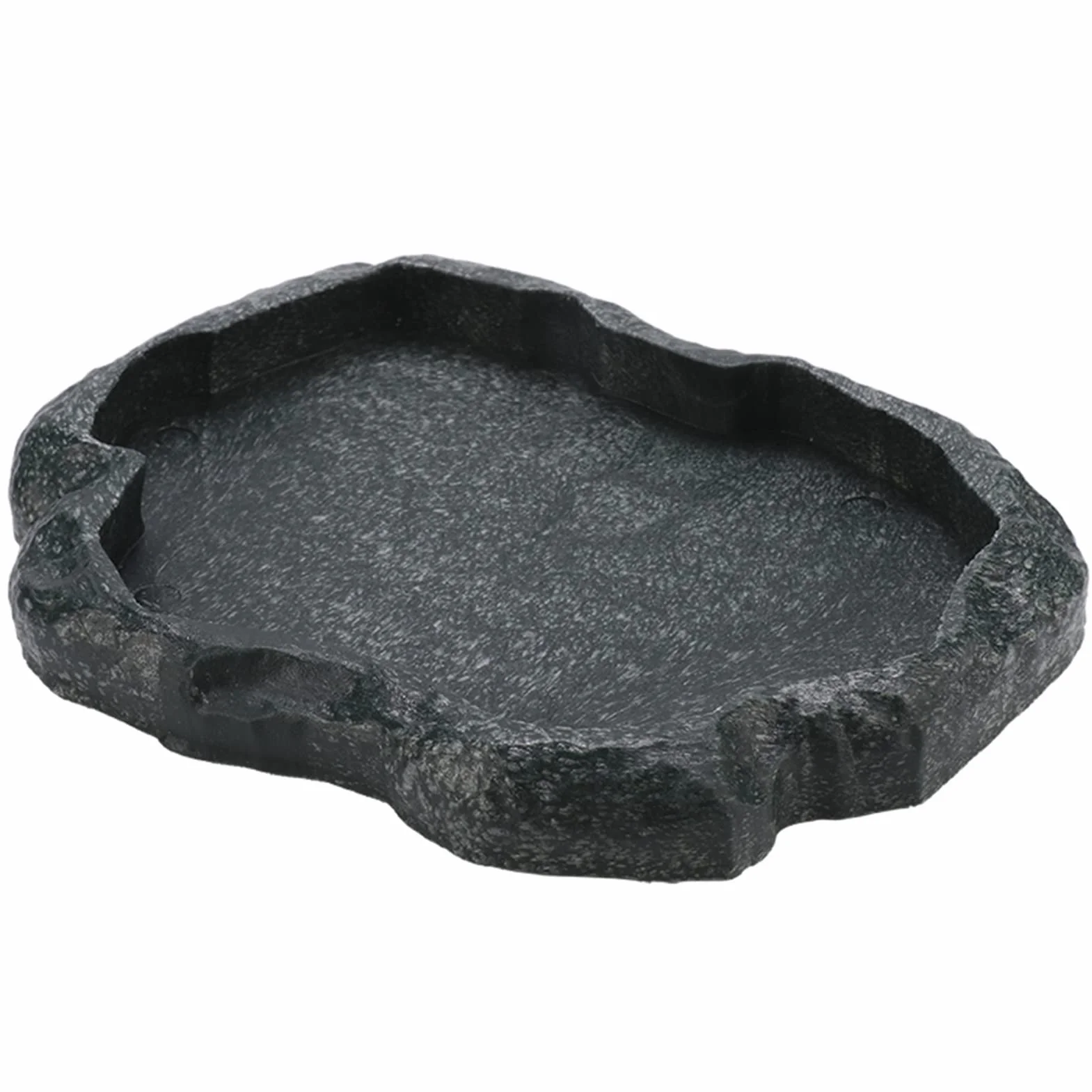 Bol d'alimentation en Résine pour Reptiles Yosoo, Décor de Terrarium pour Tortue Lézard (M)