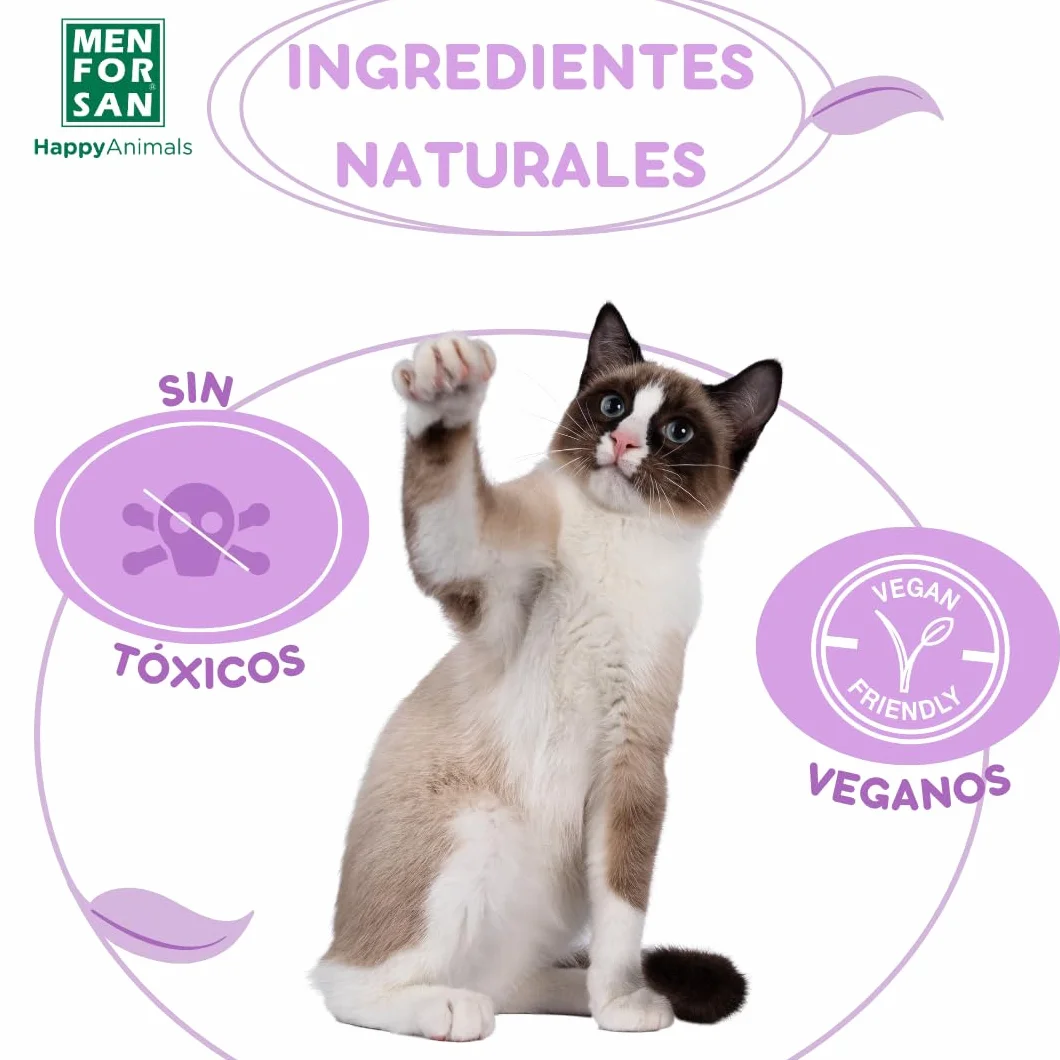 Collier Anti-Insectes Luminescent pour Chats MENFORSAN 30cm Auto-réglable