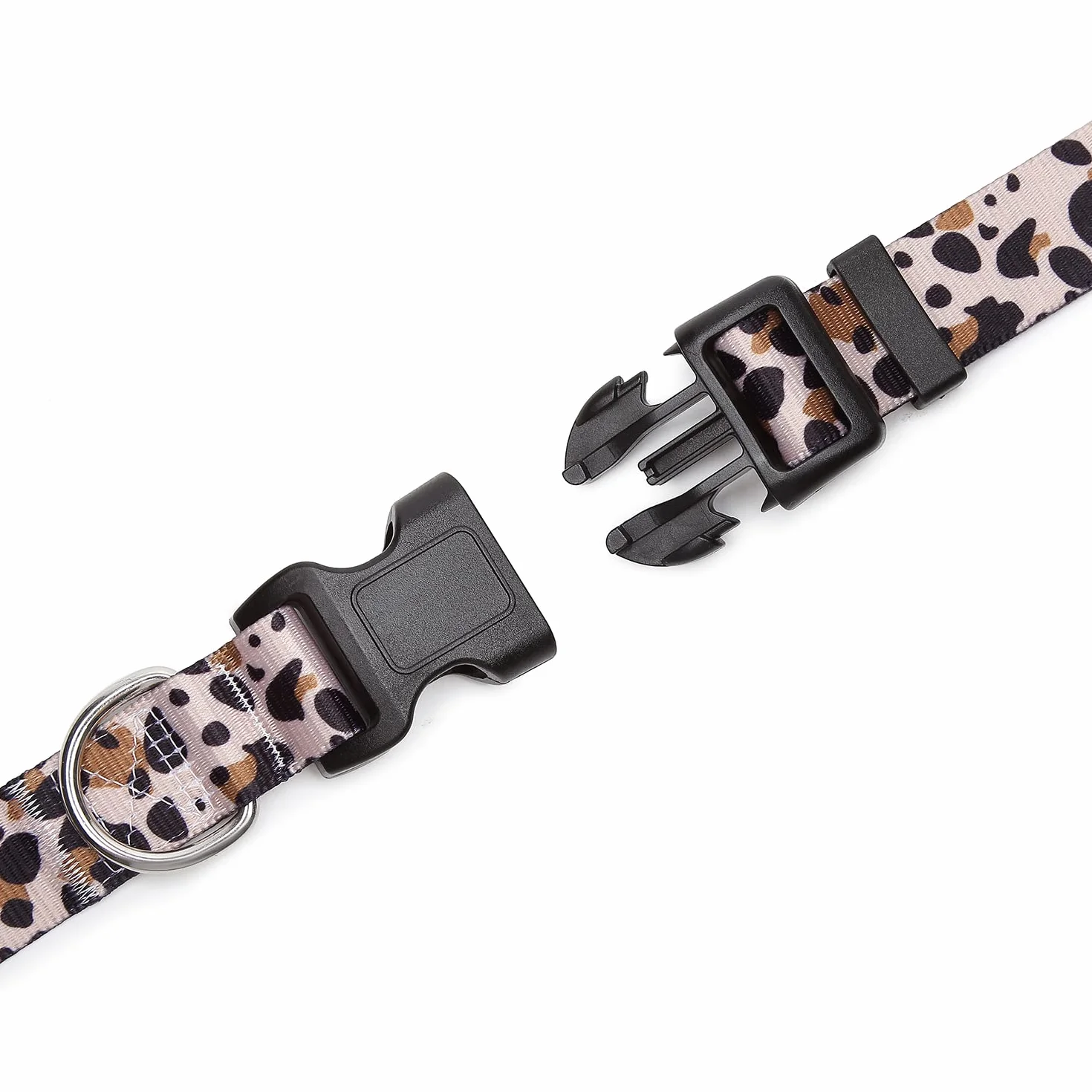 Collier pour Chien Motif Tendance Nylon Réglable Léopard M