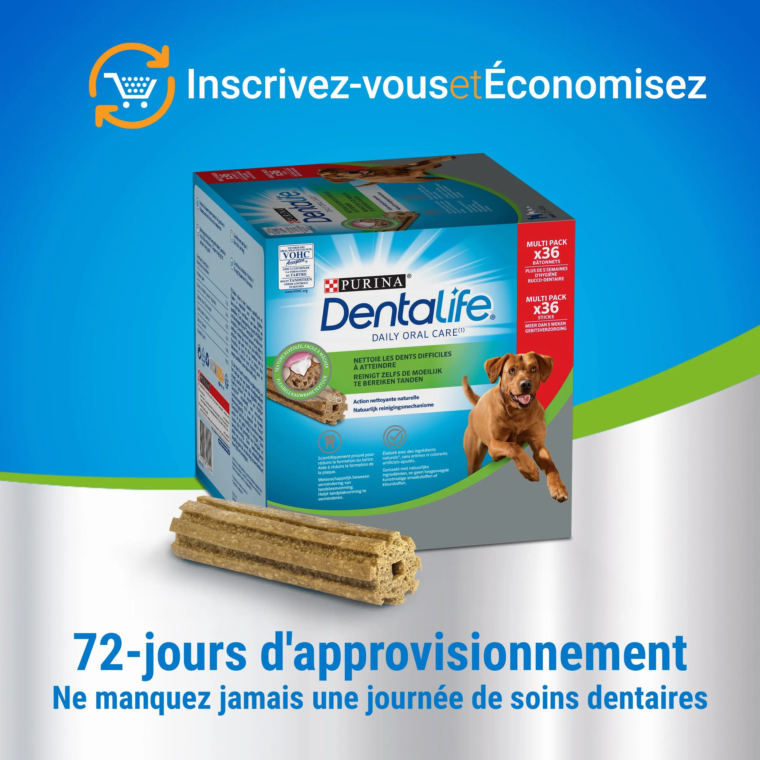 DENTALIFE Maxi MultiPack Friandises 1272g