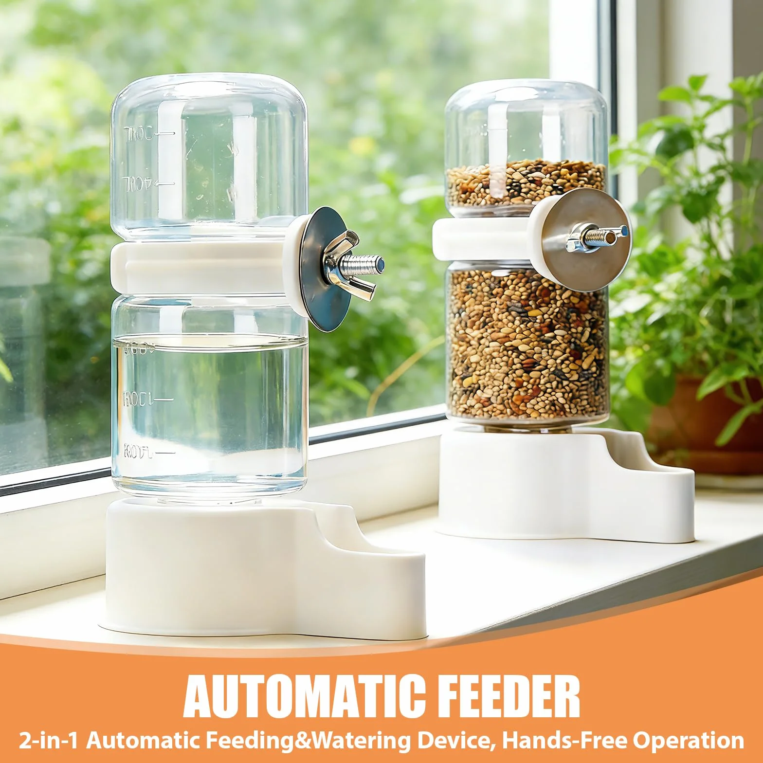 Abreuvoir Automatique pour Oiseaux de Cage, Distributeur d'Eau pour Oiseaux, Perroquets