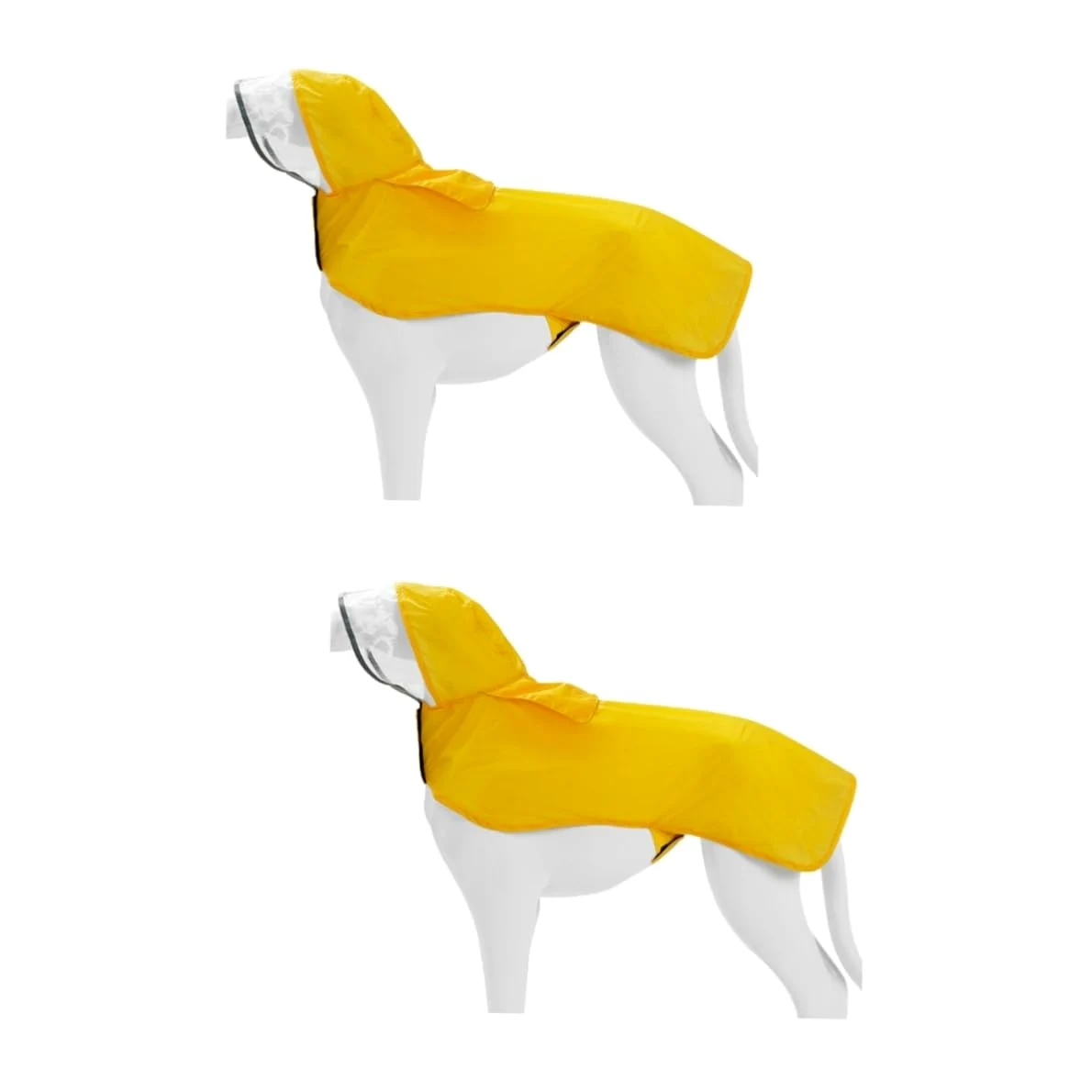 Manteaux de Pluie imperméables pour Chien, imperméable pour Chien, 2 pièces, Gilet réfléchissant à Capuche pour Chien, Gilets réfléchissants, Manteaux de Pluie