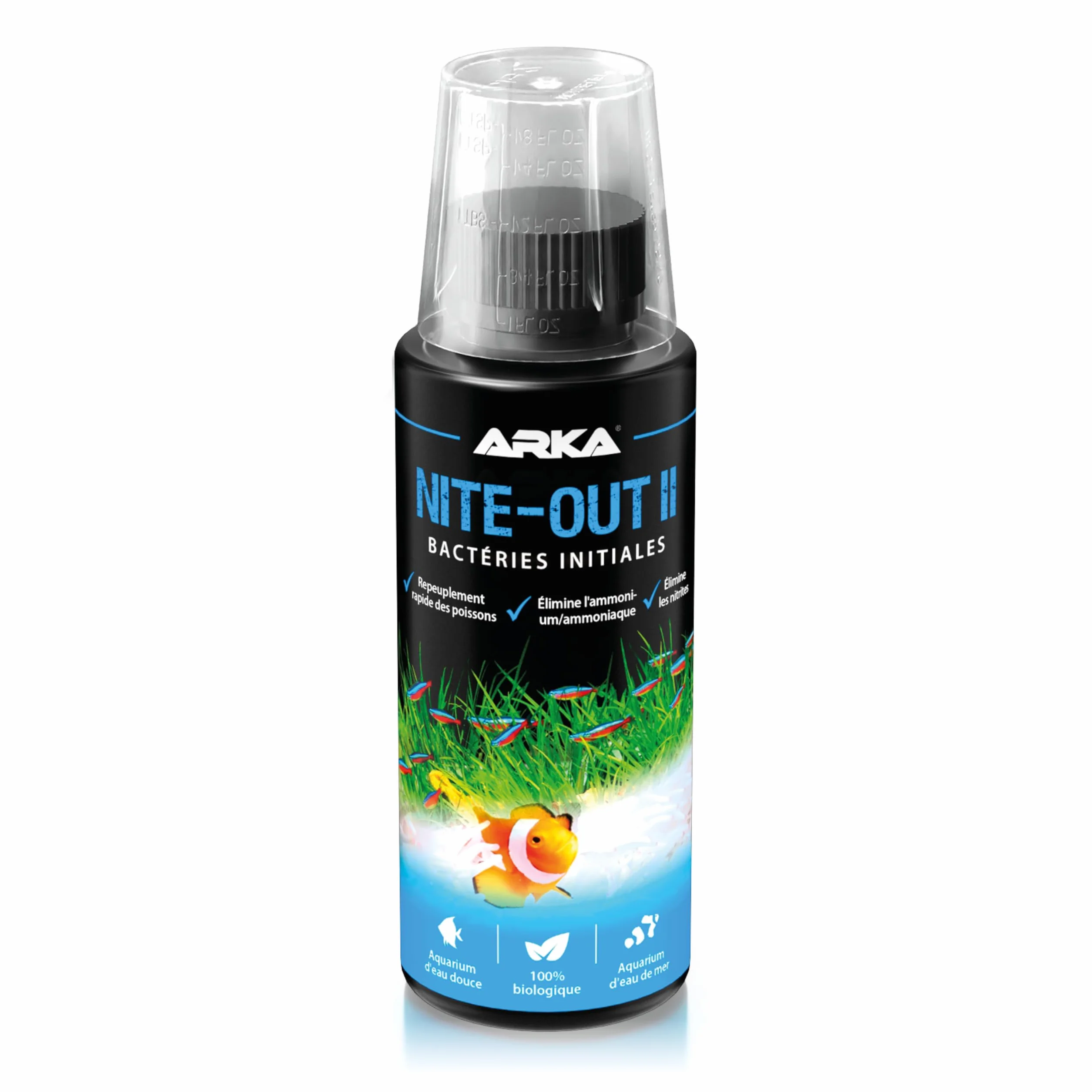 ARKA Bactéries de démarrage Aquarium 118 ML