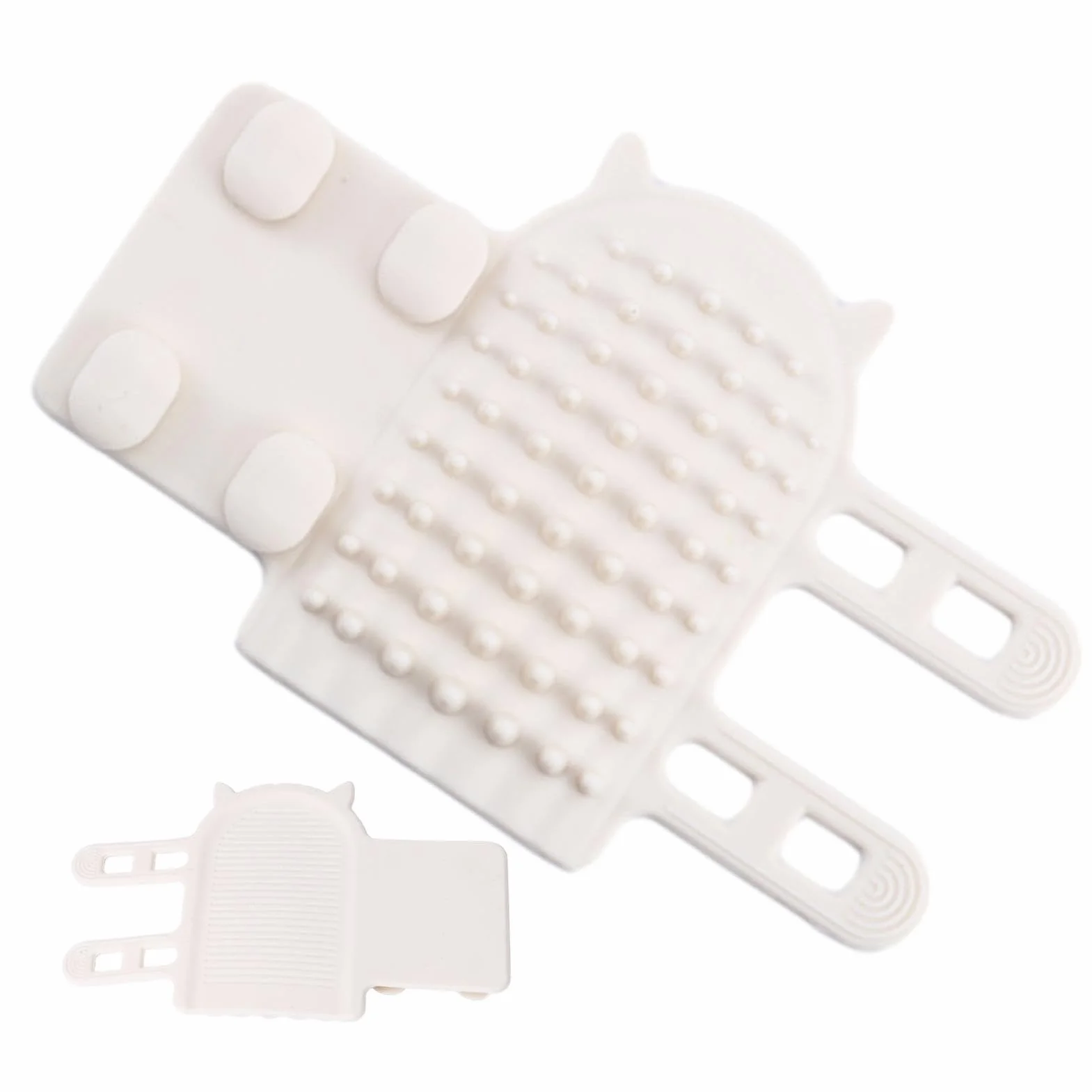 Cat Scratcher Brosse d’angle pour chat Brosse murale Silicone Auto-toiletteur Grattoir doux Visage