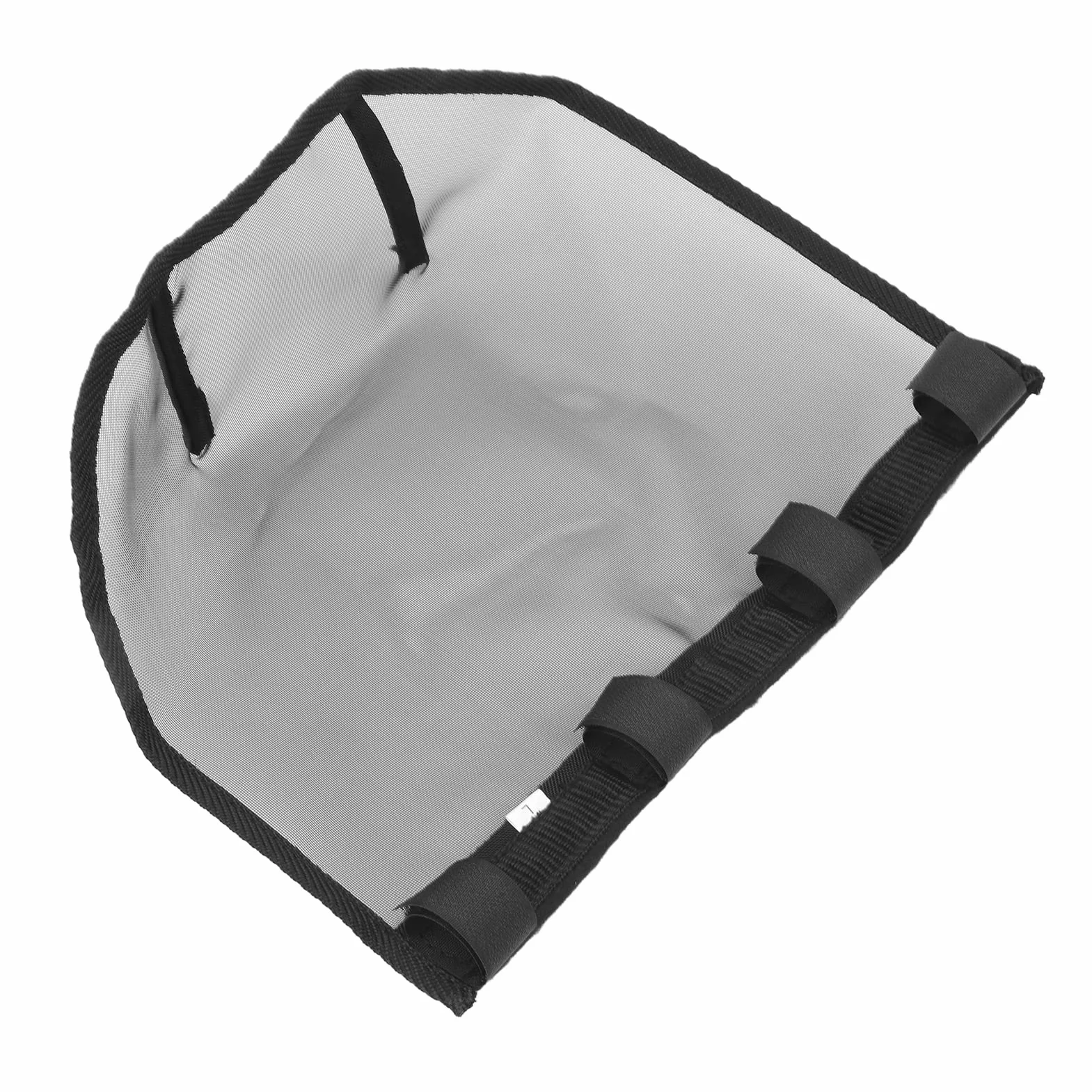 Masque à Mailles Fines Respirant pour Chevaux - Filtre Nasal Anti-Allergies avec Renfort Noir, Taille L