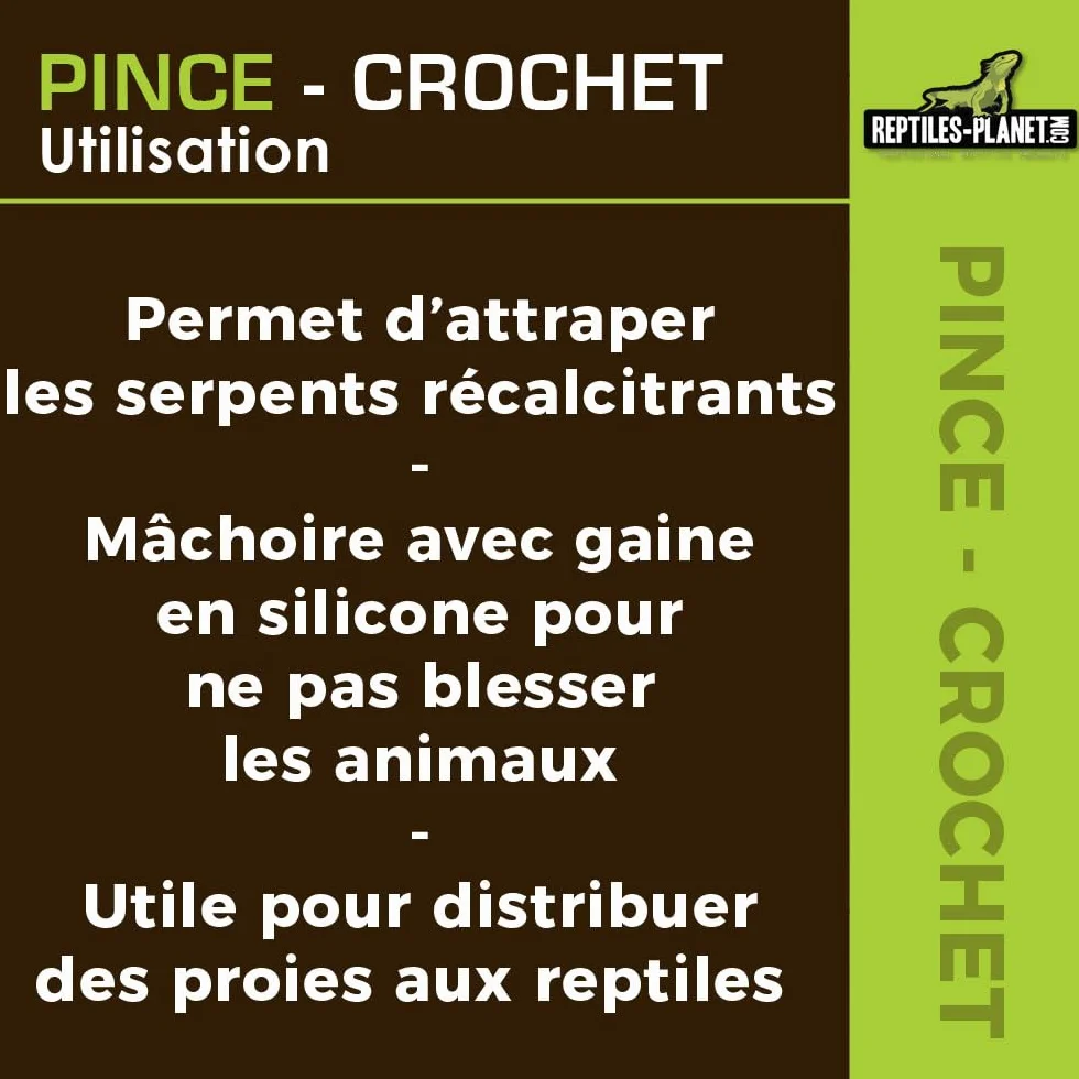 Pince Crochet Protect pour Reptiles 63 cm