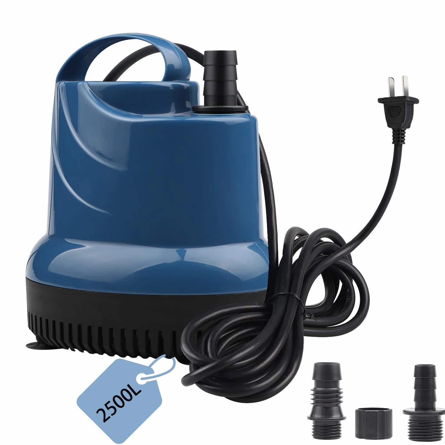 EXLECO Mini Pompe Submersible 2500 L/H 40W 230V Hauteur de Refoulement 2,3 M