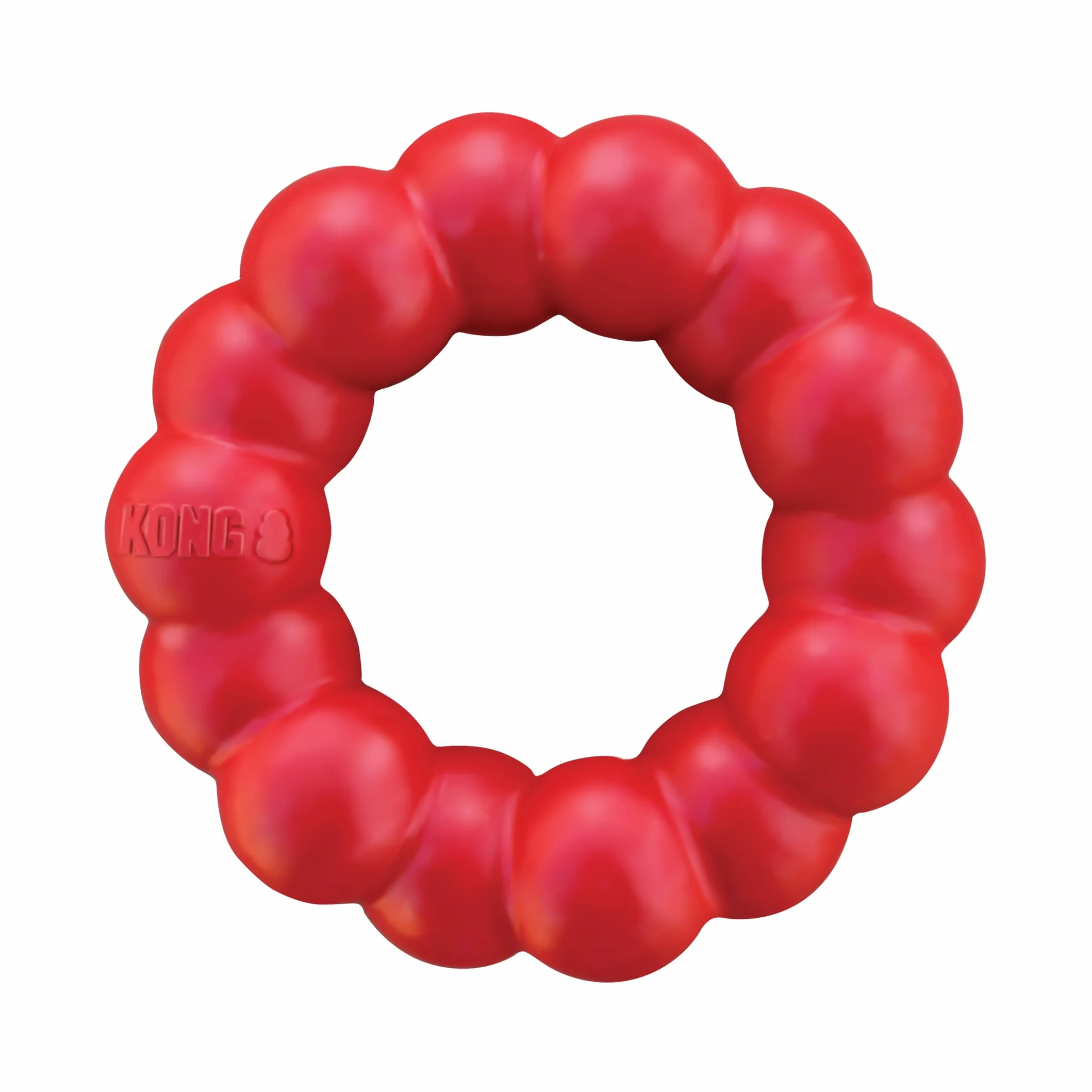 KONG Ring Jouet à Mâcher pour Chien Caoutchouc Naturel Durable Petits/Moyens