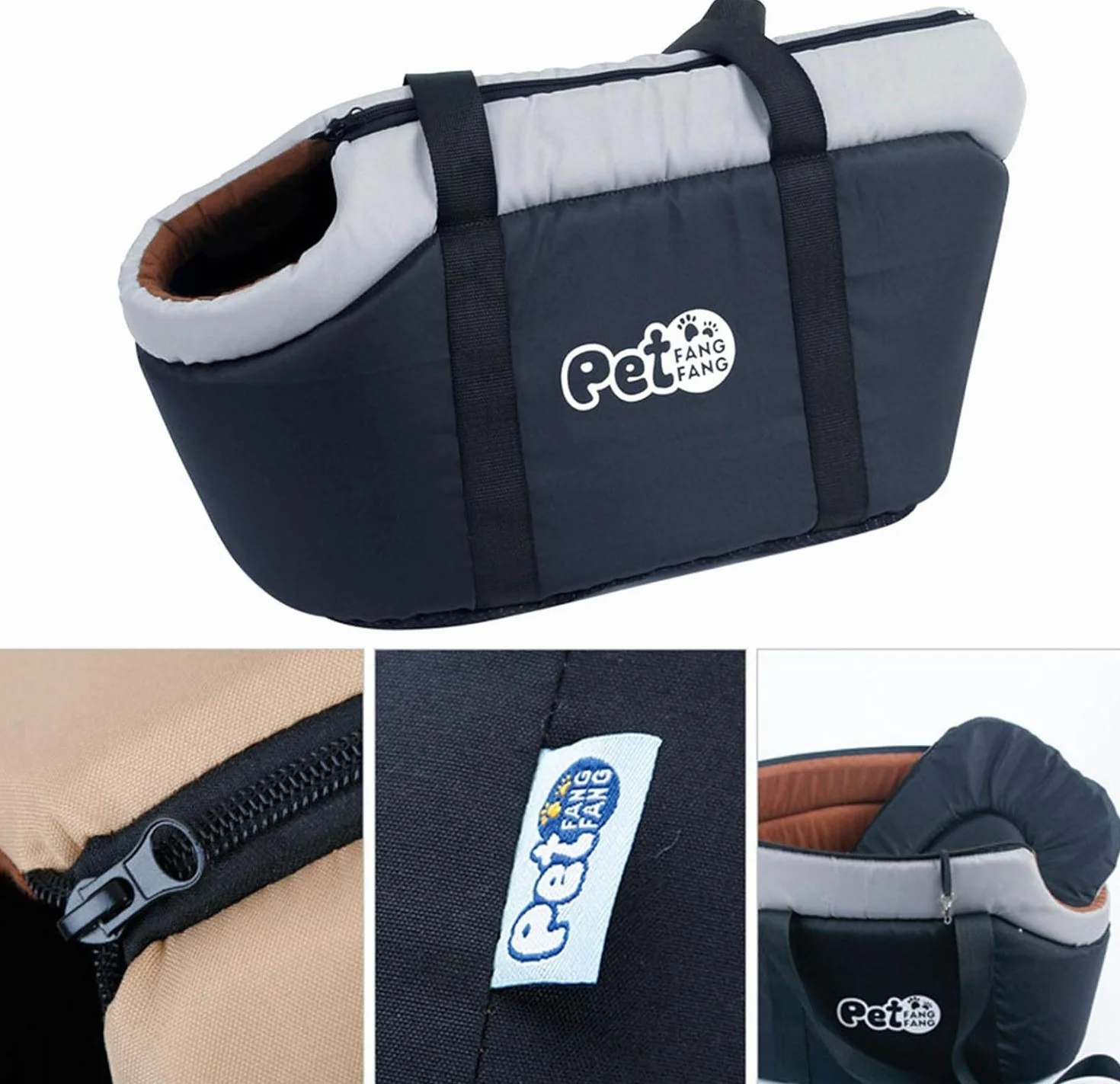 Sac de Transport Mains Libres Pliable pour Animal de Compagnie, pour Animal Domestique,en Maille Respirante, pour Petits Chiens et Chats