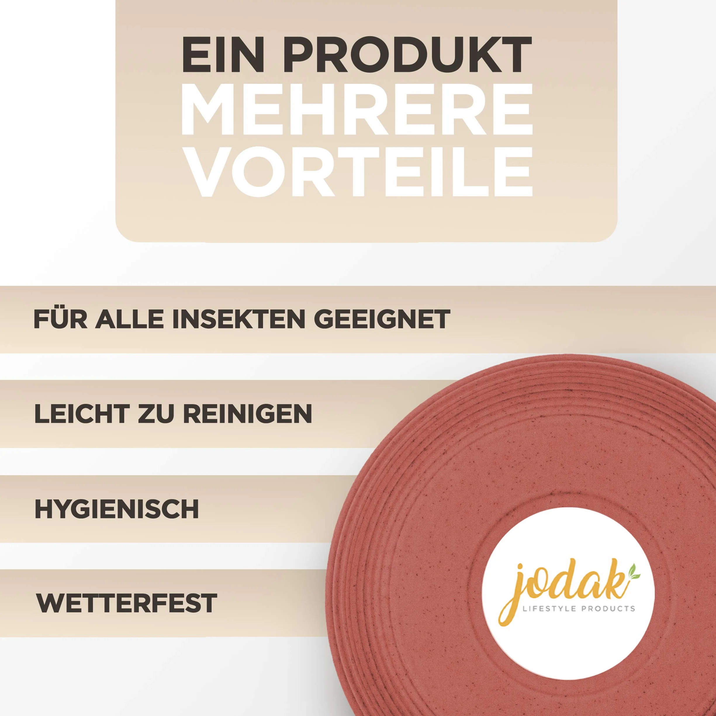 Abreuvoir à insectes pour abeilles 14 cm EasyClean plastique résistant au gel