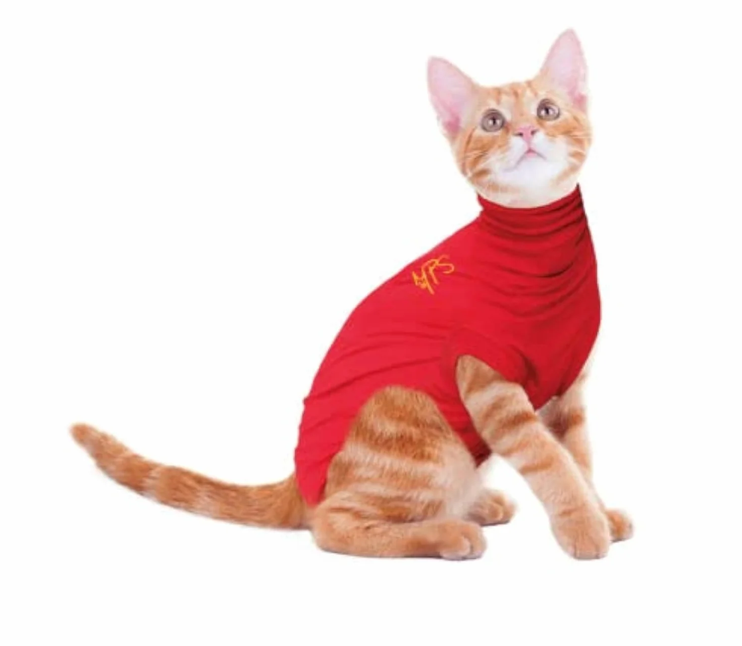 MPS Medical Pet Shirt pour Chats, Rouge, XXXS
