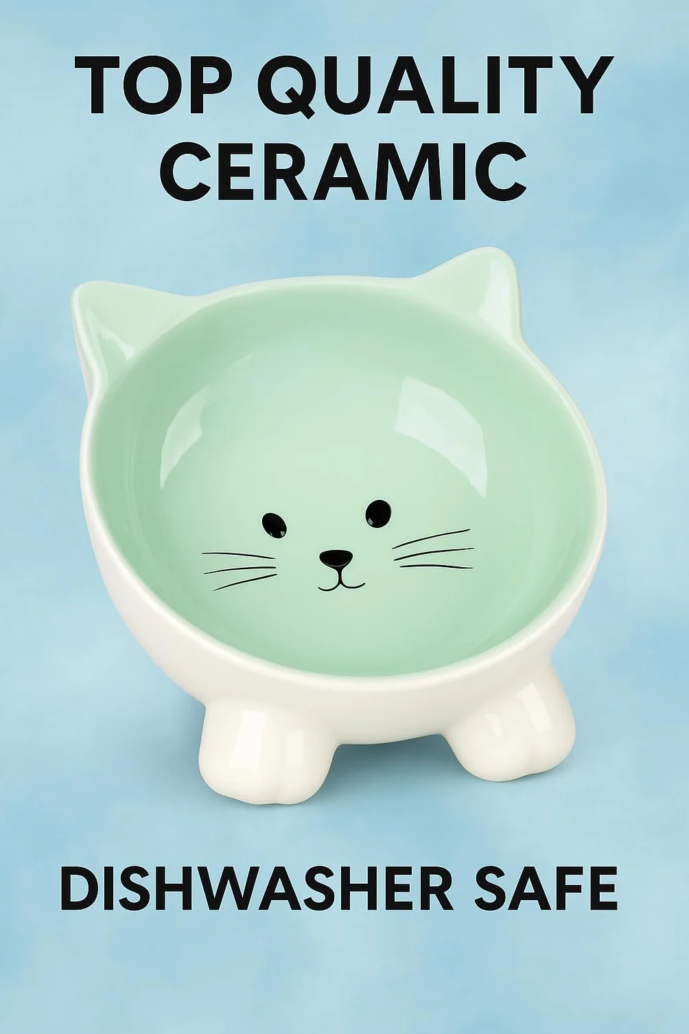Flamingo Gamelle pour Chats Puzi Rose - Gamelle Antidérapante Céramique 125ML