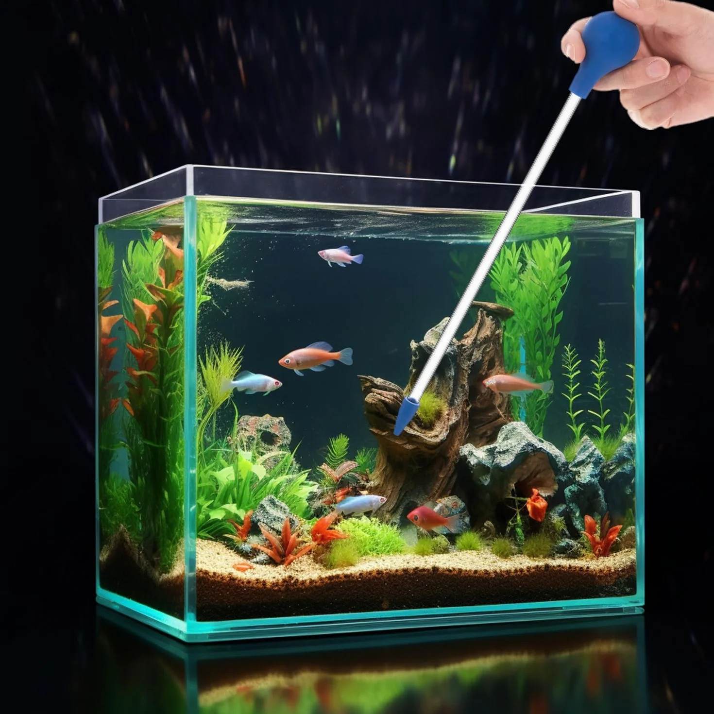 JOYOLA Mangeoire à Corail Pipette Multifonctionnelle pour Aquarium