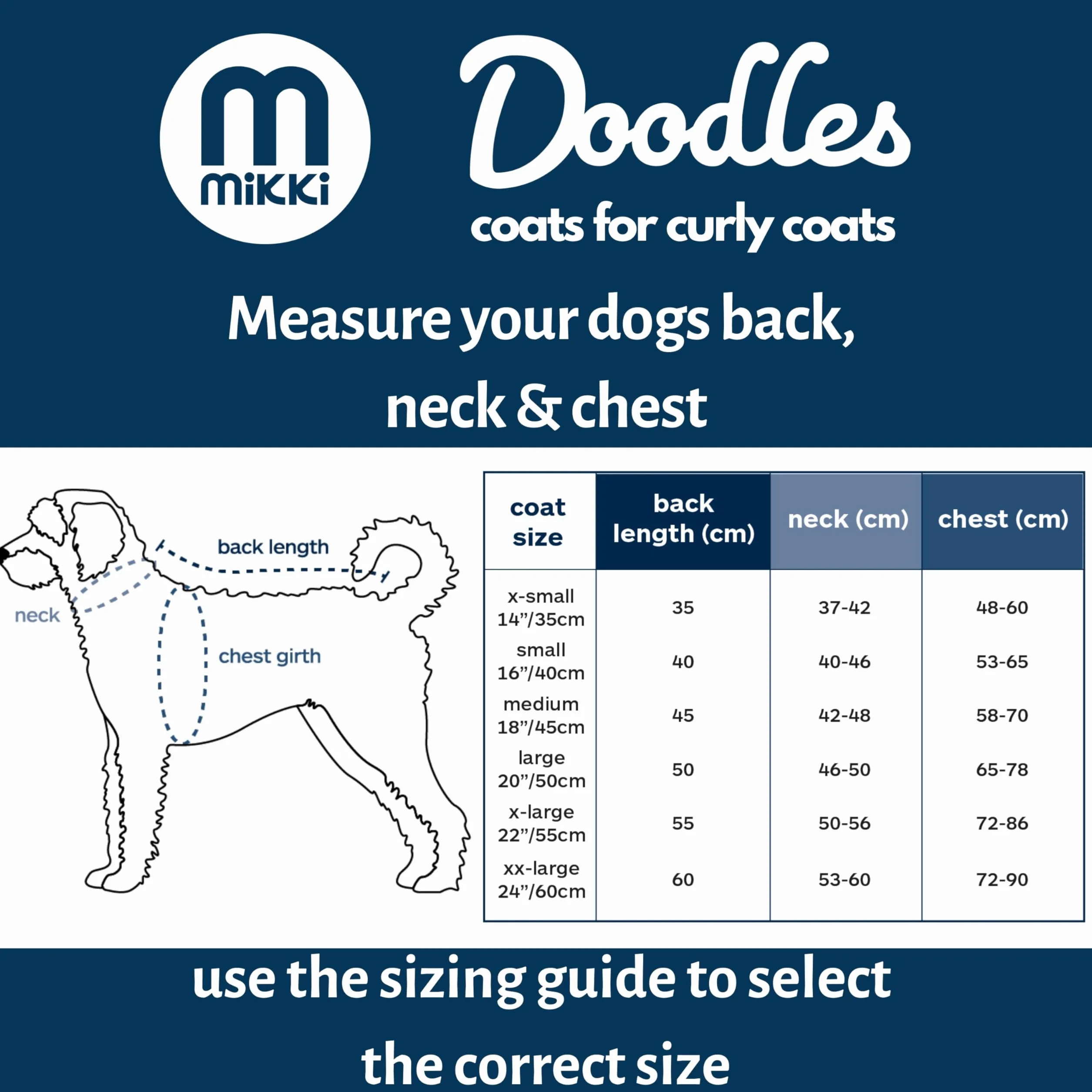 Imperméable pour Chien Mikki Doodles, imperméable, Coupe-Vent, Doublure Soyeuse, Moins de Friction Signifie Moins de nœuds et d'enchevêtrements, Taille M