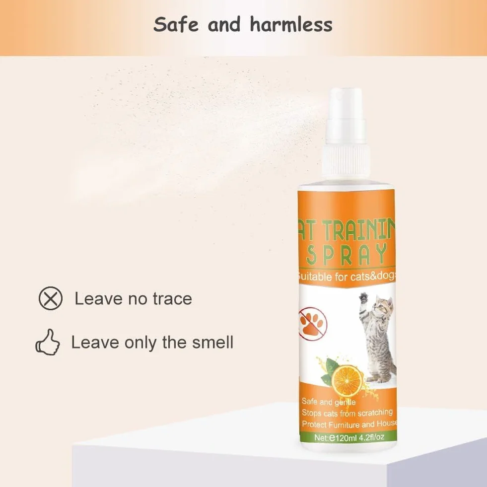 Spray Anti Griffure pour Chat, Protecteur de Meubles, 120 ML