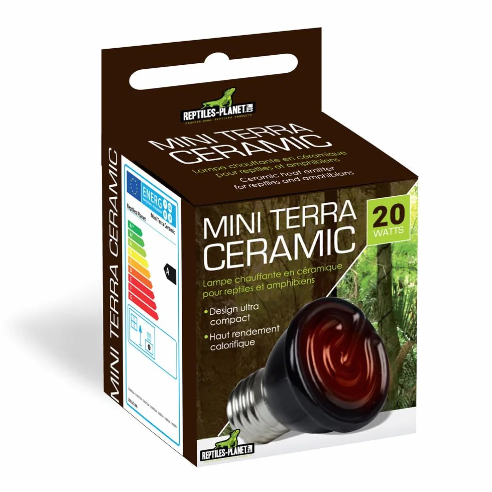 Ampoule Chauffante pour Reptiles Reptiles Planet Mini Terra Ceramic 20 W